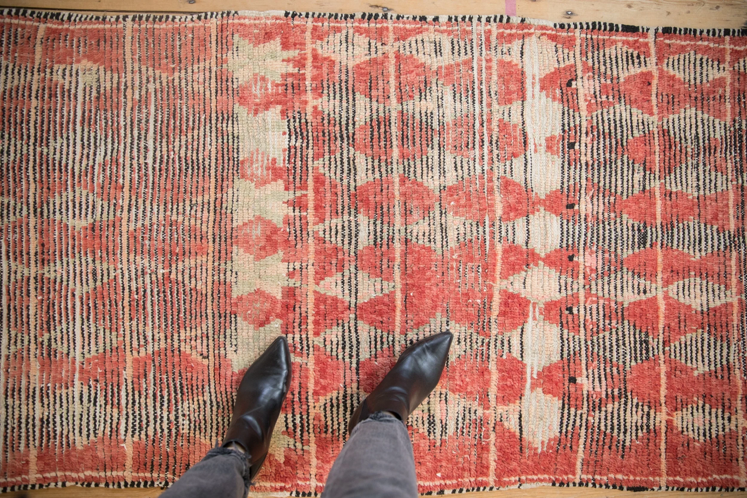 3.5x11 Vintage Moroccan Rug Runner - Image 2