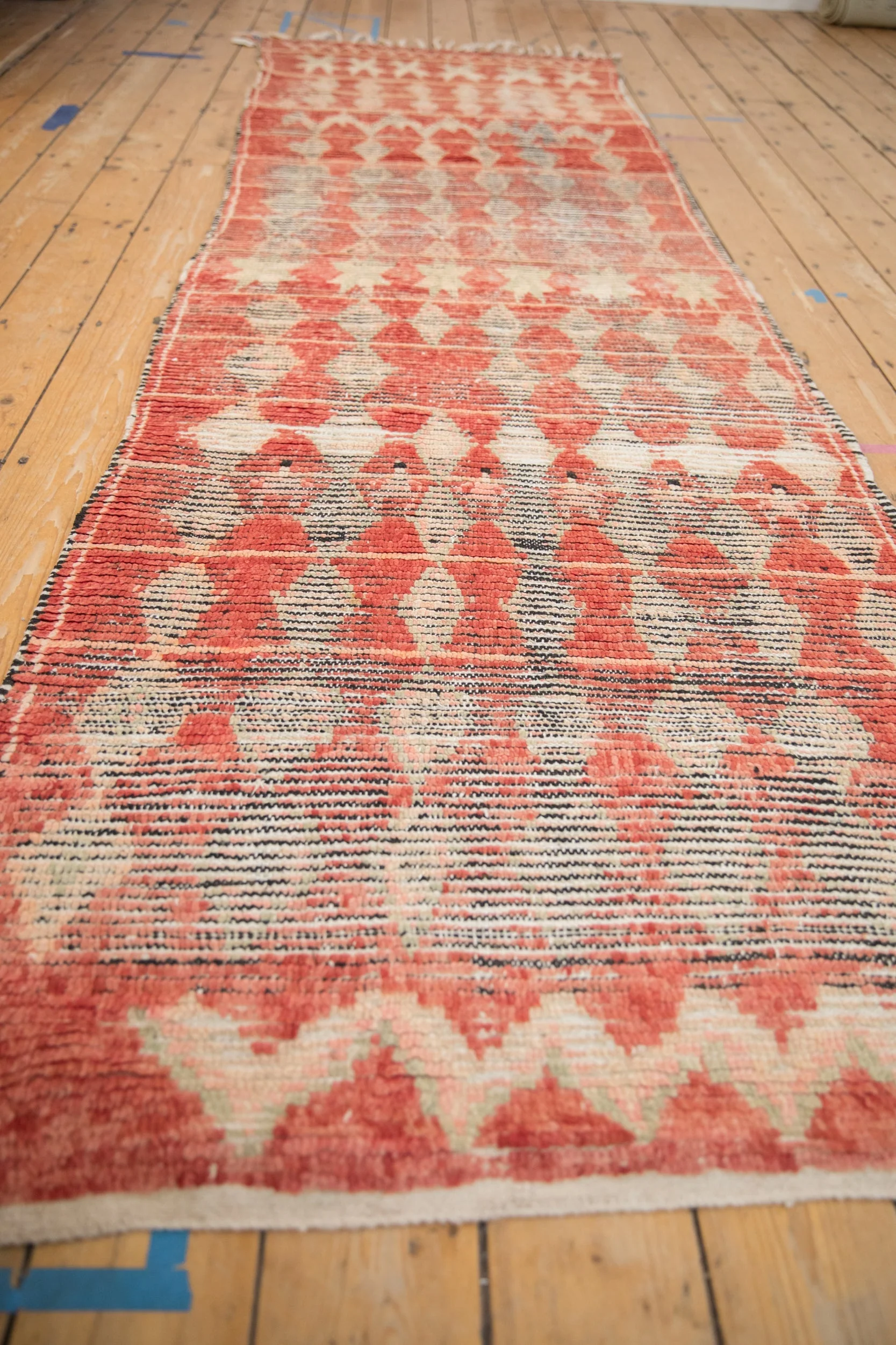 3.5x11 Vintage Moroccan Rug Runner - Image 4