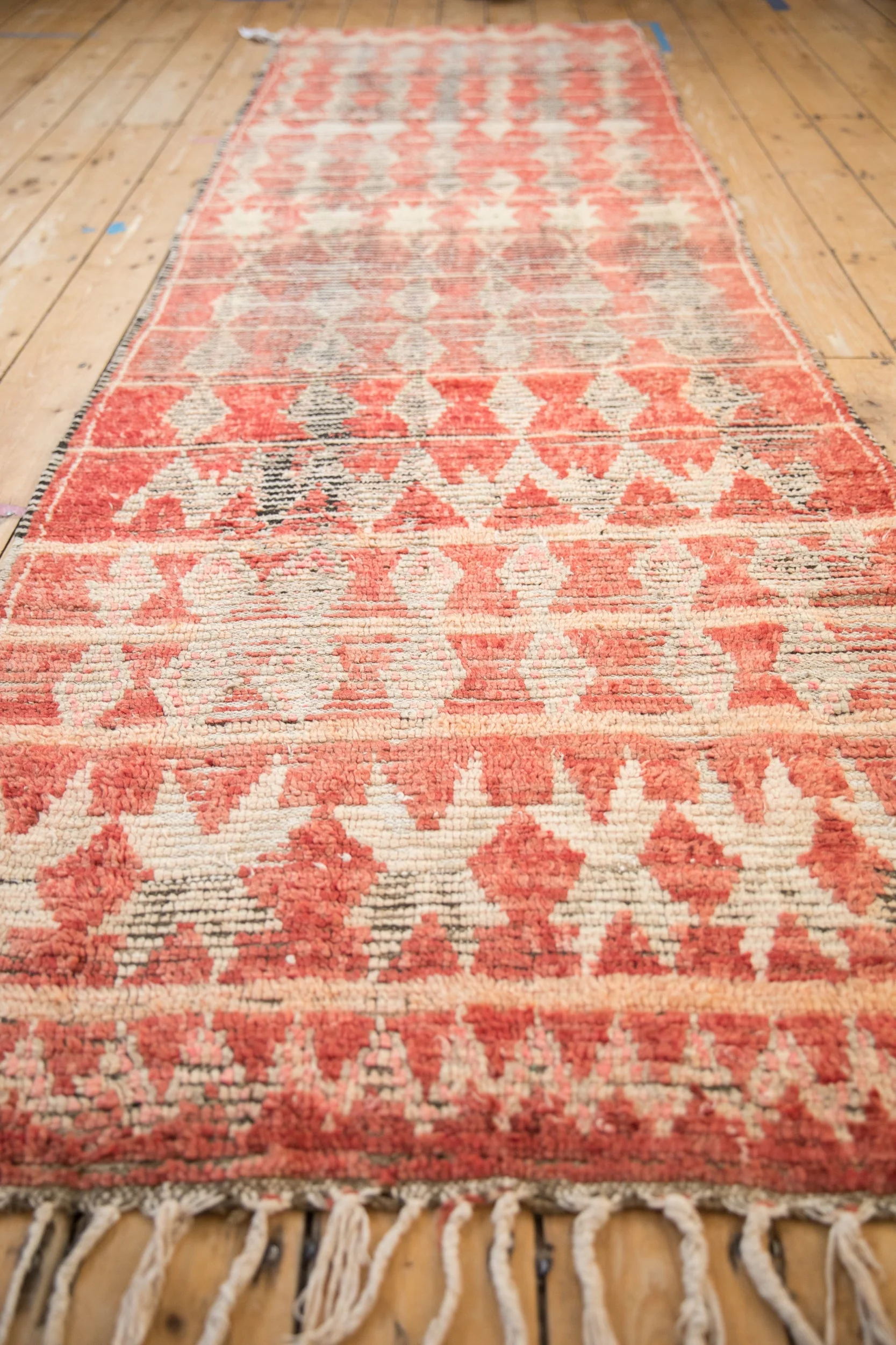 3.5x11 Vintage Moroccan Rug Runner - Image 8