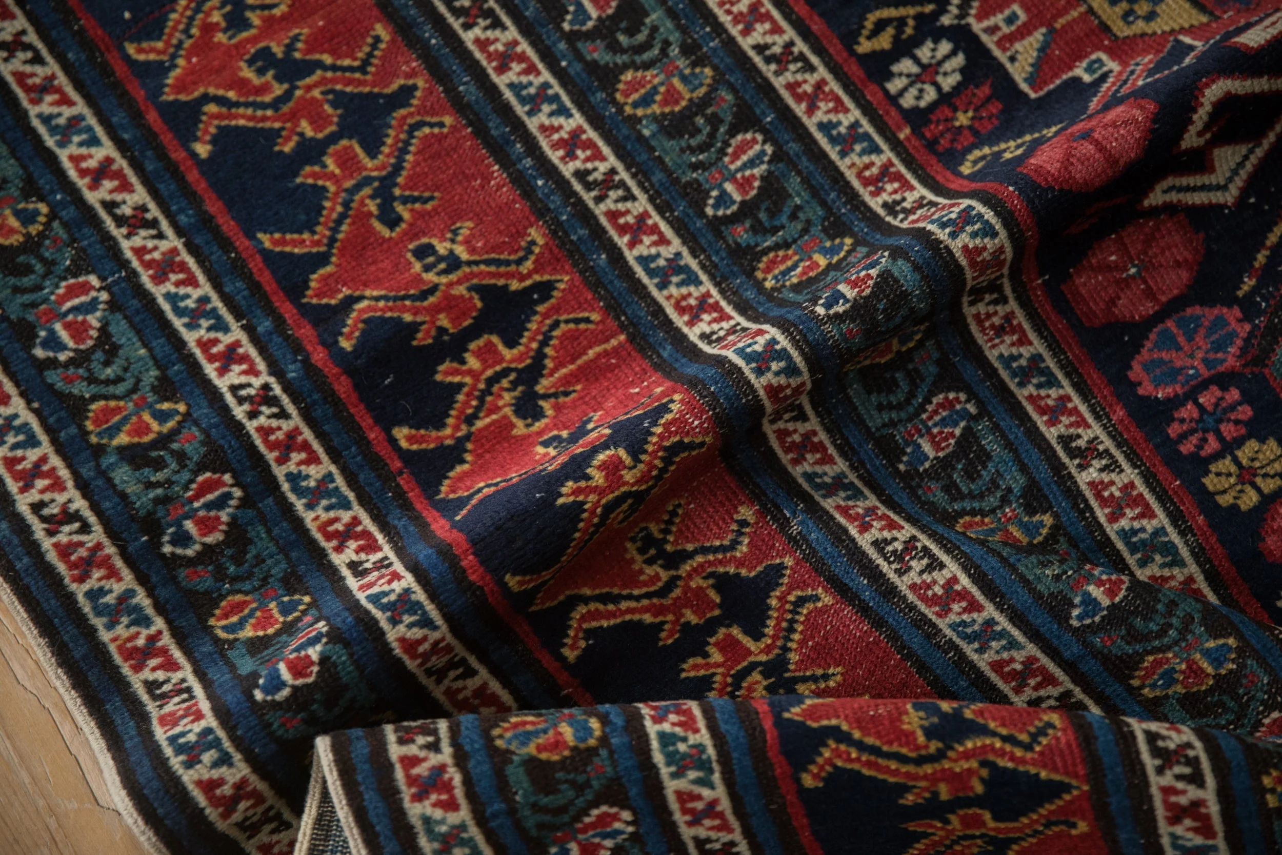 3.5x12.5 Antique Shirvan Rug Runner - Image 12