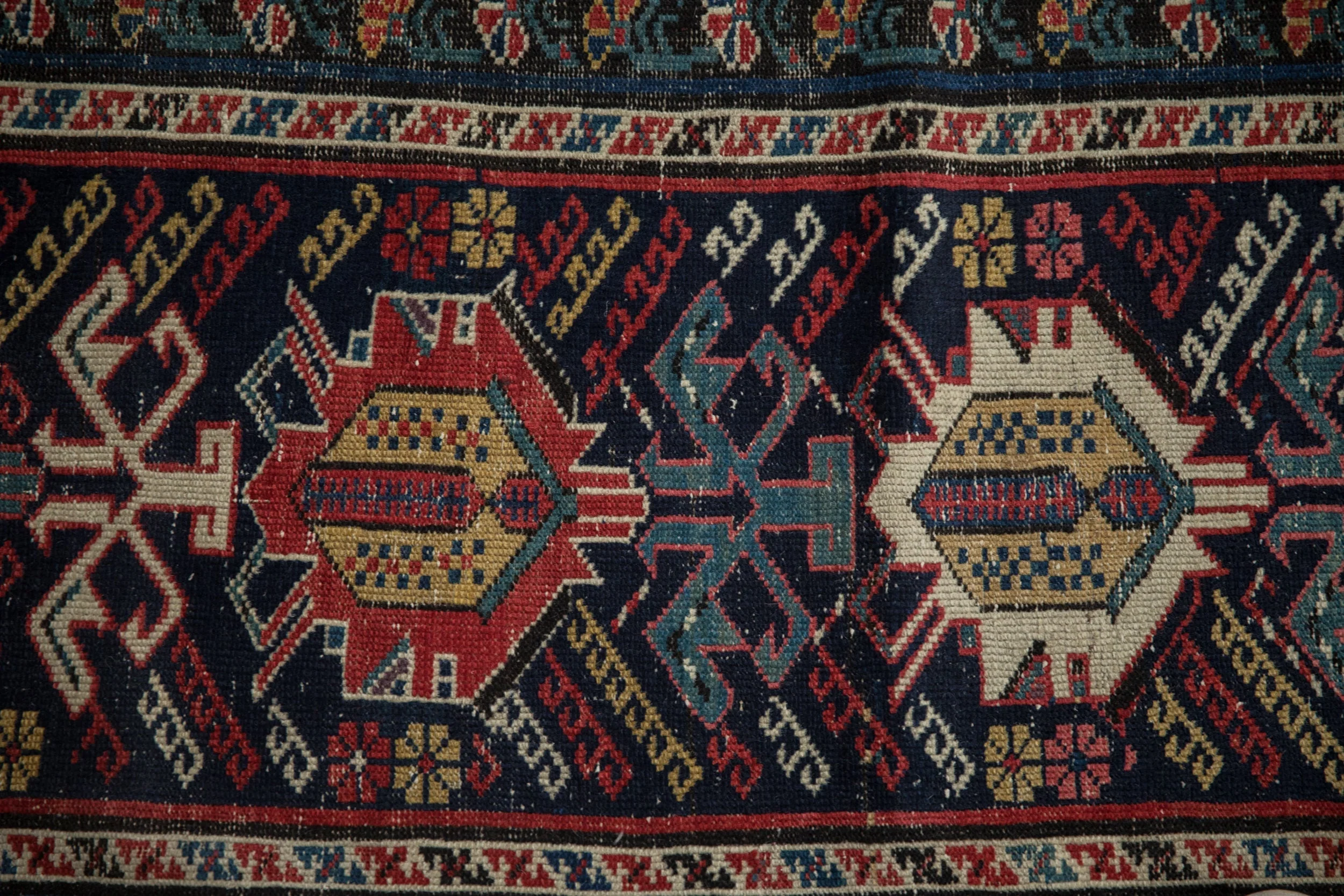 3.5x12.5 Antique Shirvan Rug Runner - Image 3