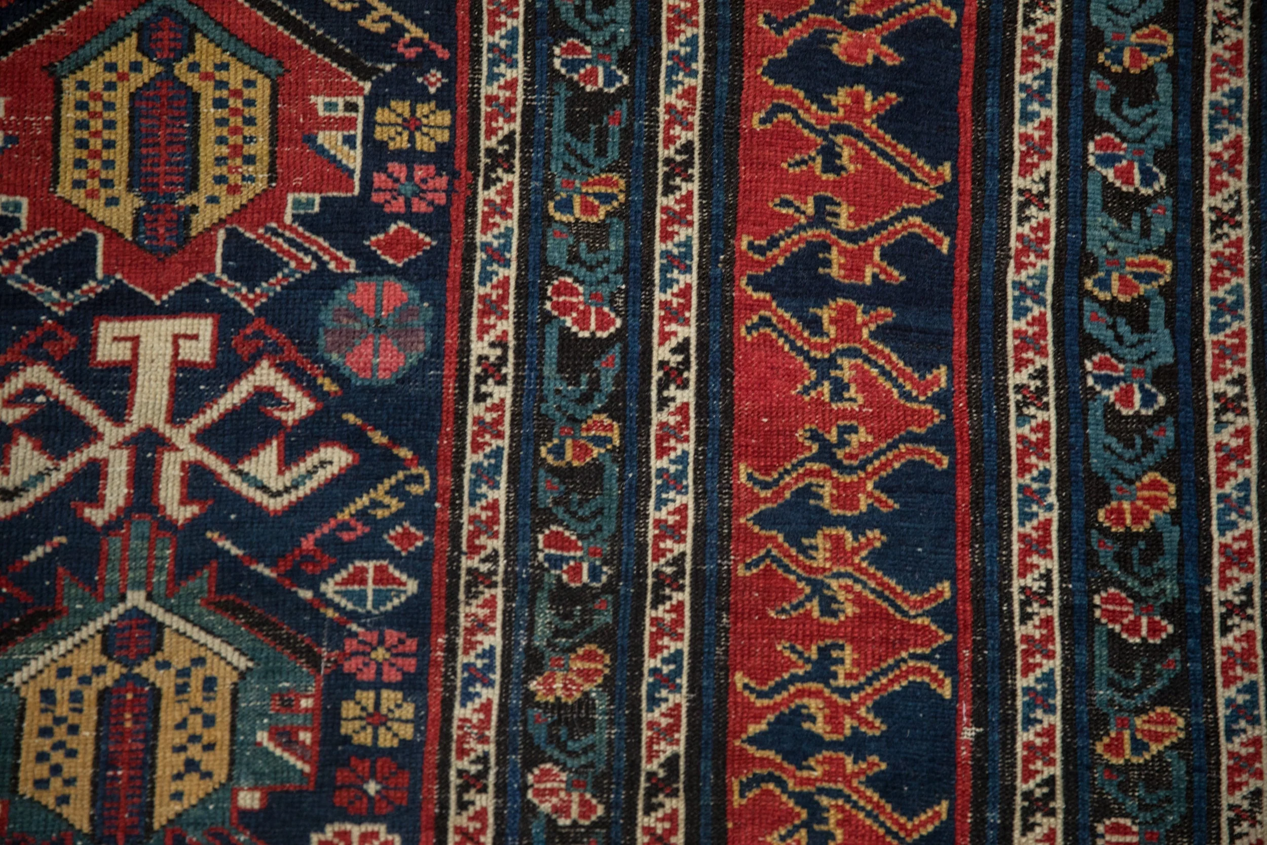 3.5x12.5 Antique Shirvan Rug Runner - Image 4
