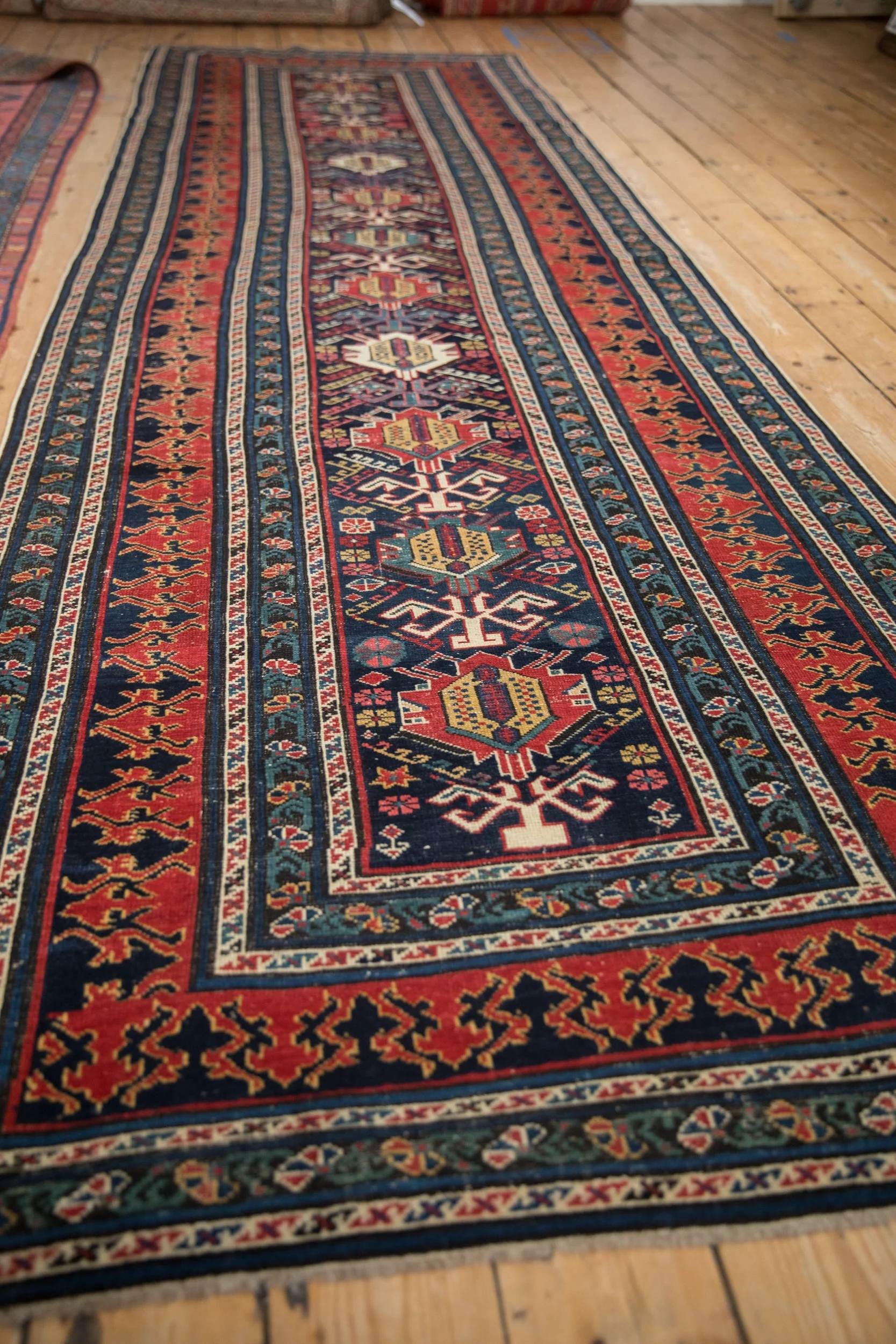 3.5x12.5 Antique Shirvan Rug Runner - Image 5