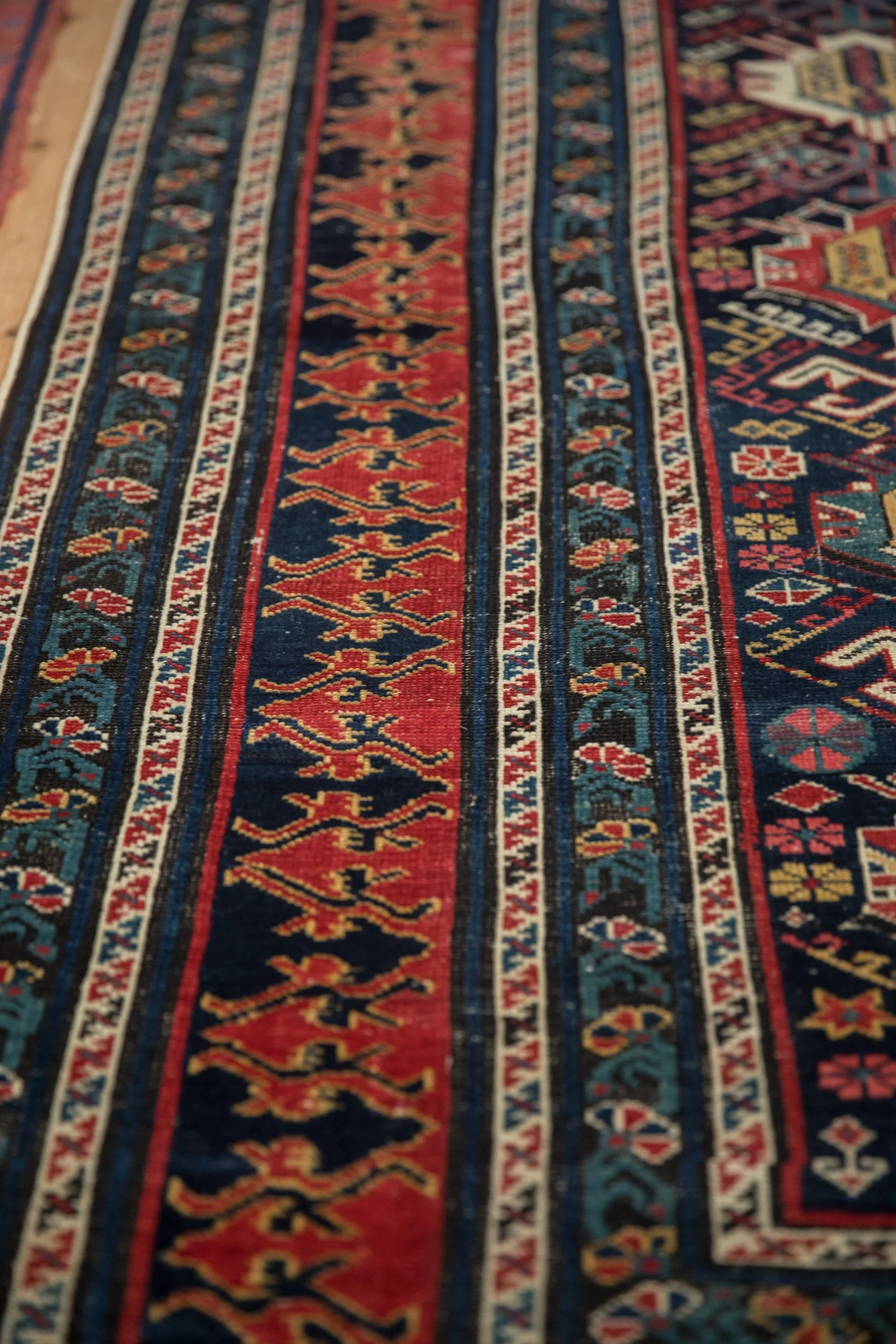 3.5x12.5 Antique Shirvan Rug Runner - Image 6