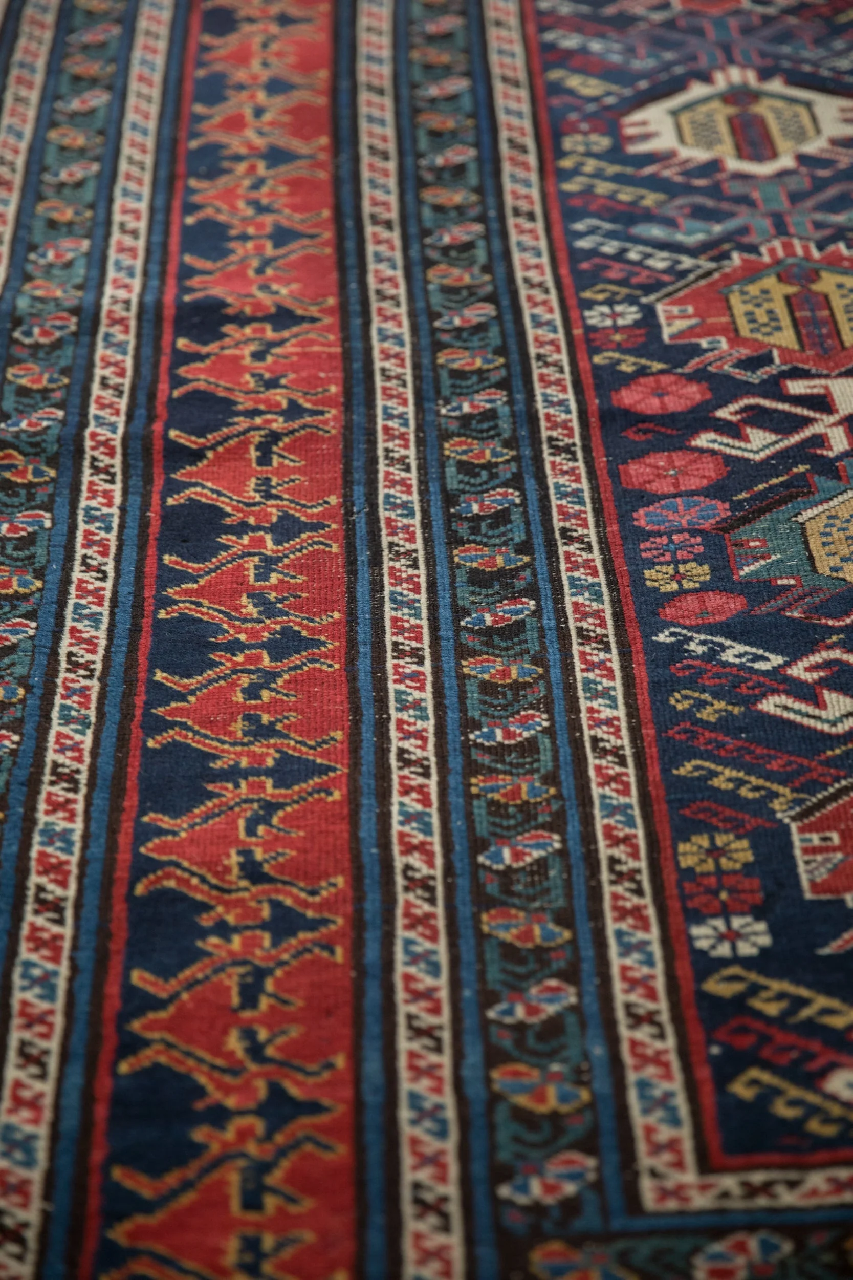3.5x12.5 Antique Shirvan Rug Runner - Image 9