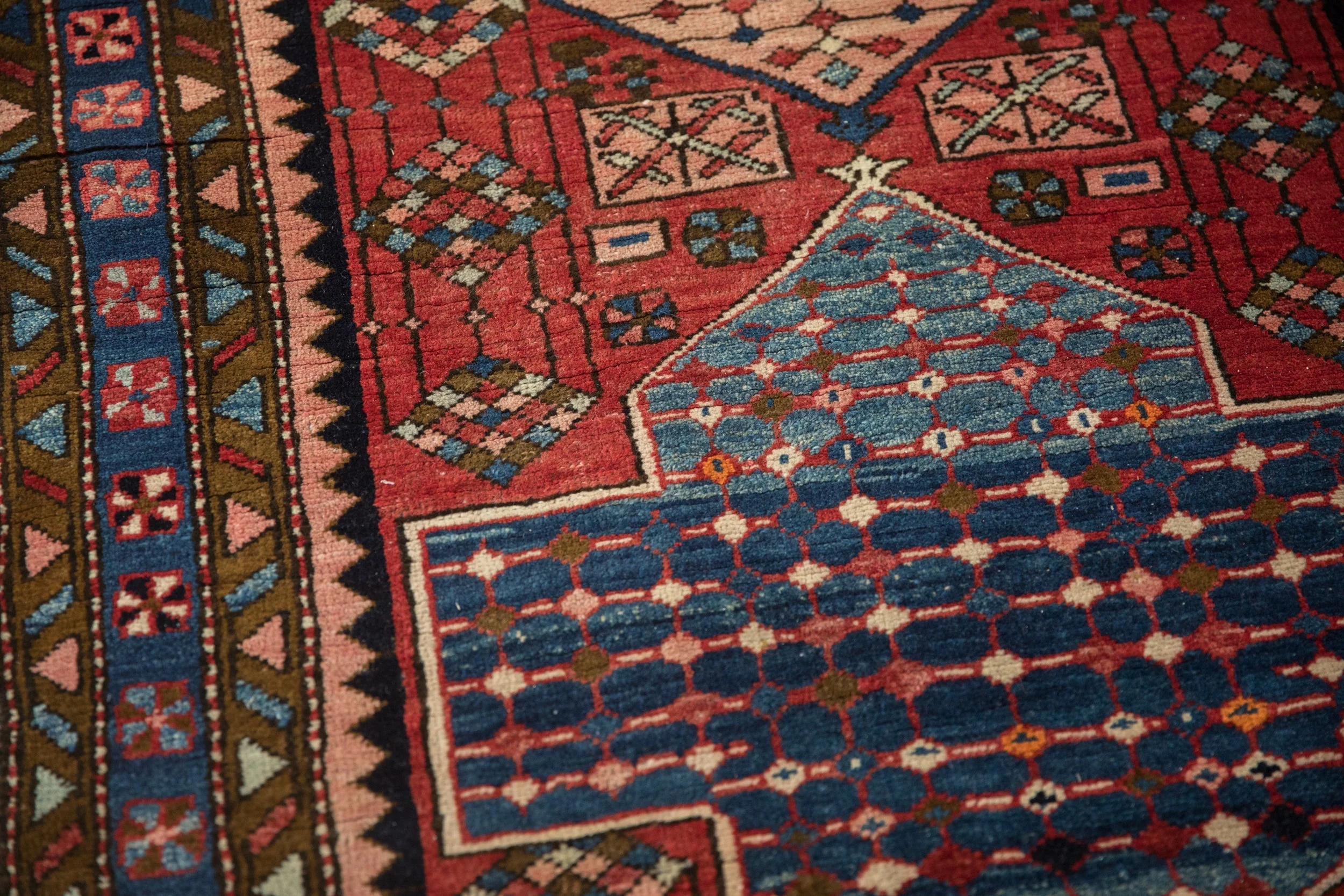3.5x12.5 Vintage Baktiari Rug Runner - Image 11