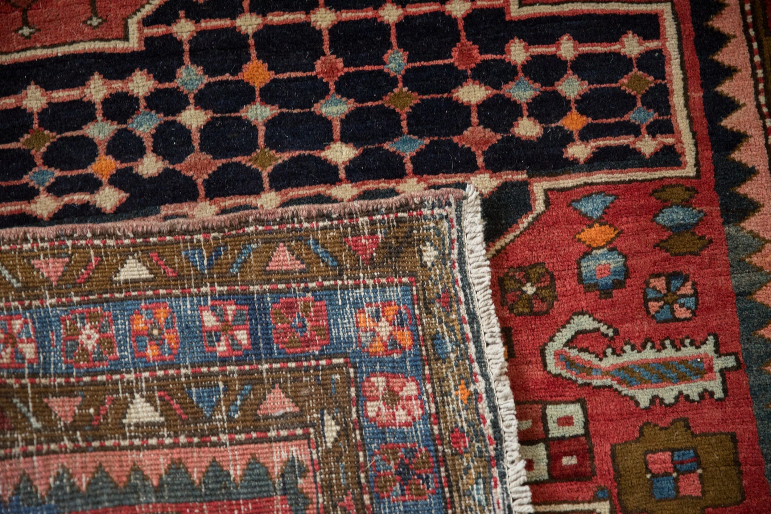 3.5x12.5 Vintage Baktiari Rug Runner - Image 13