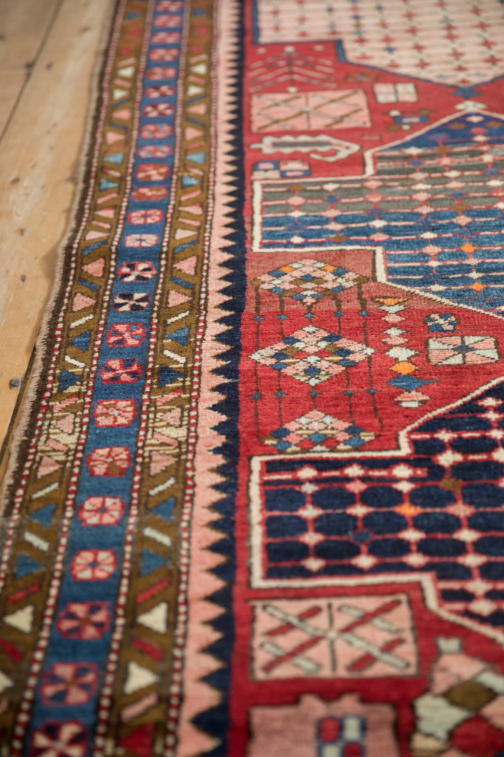 3.5x12.5 Vintage Baktiari Rug Runner - Image 5