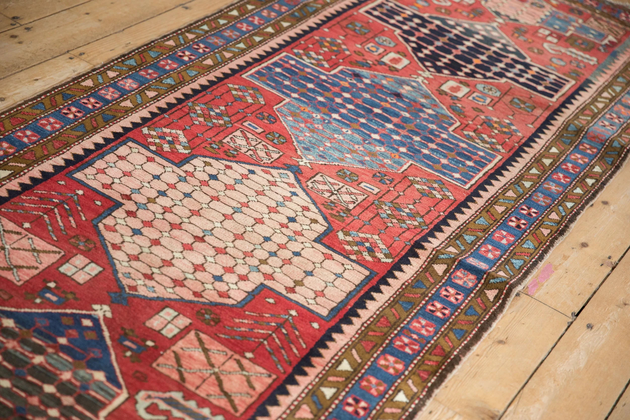 3.5x12.5 Vintage Baktiari Rug Runner - Image 6