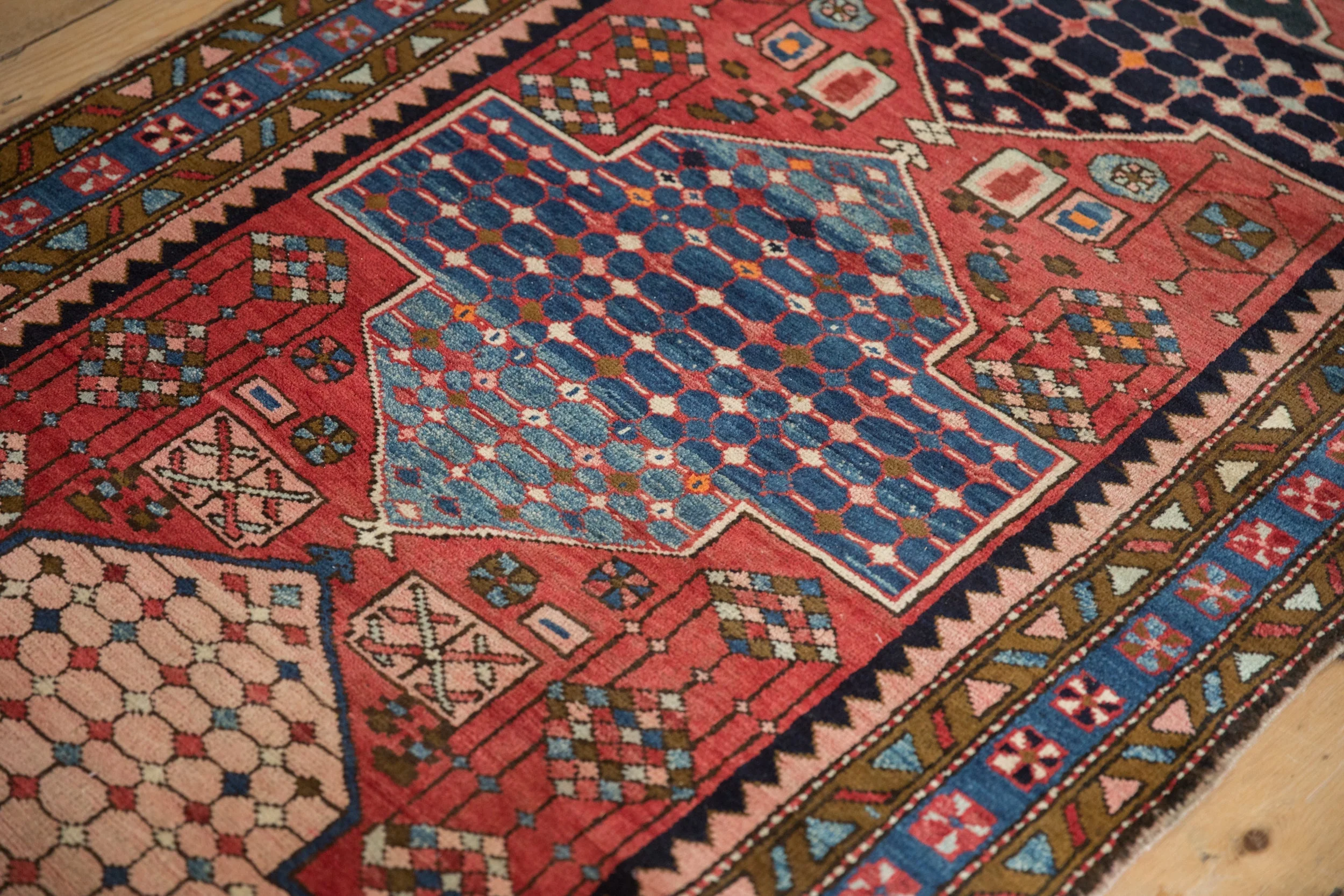3.5x12.5 Vintage Baktiari Rug Runner - Image 7