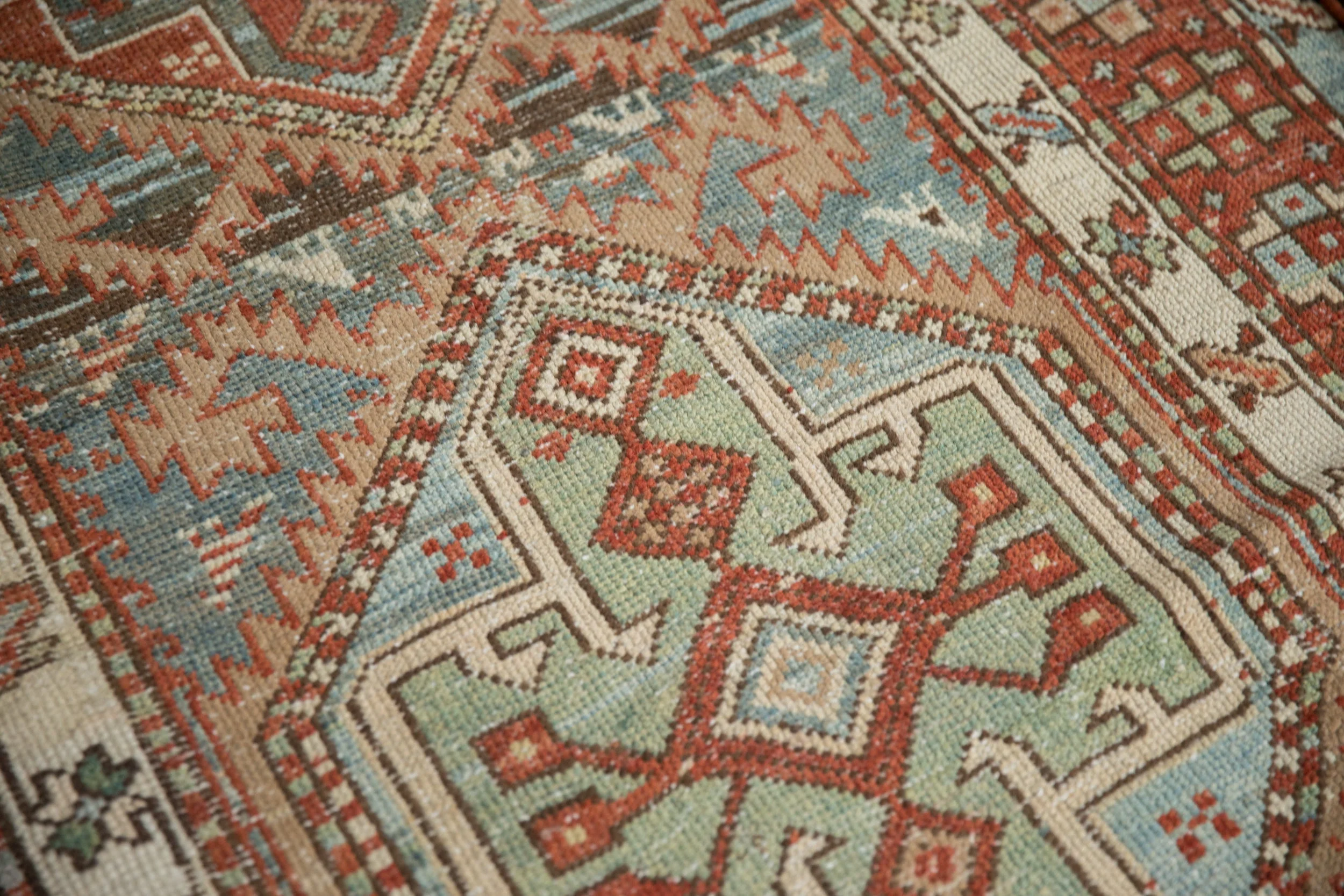 3.5x12.5 Vintage Distressed Karaja Rug Runner - Image 11
