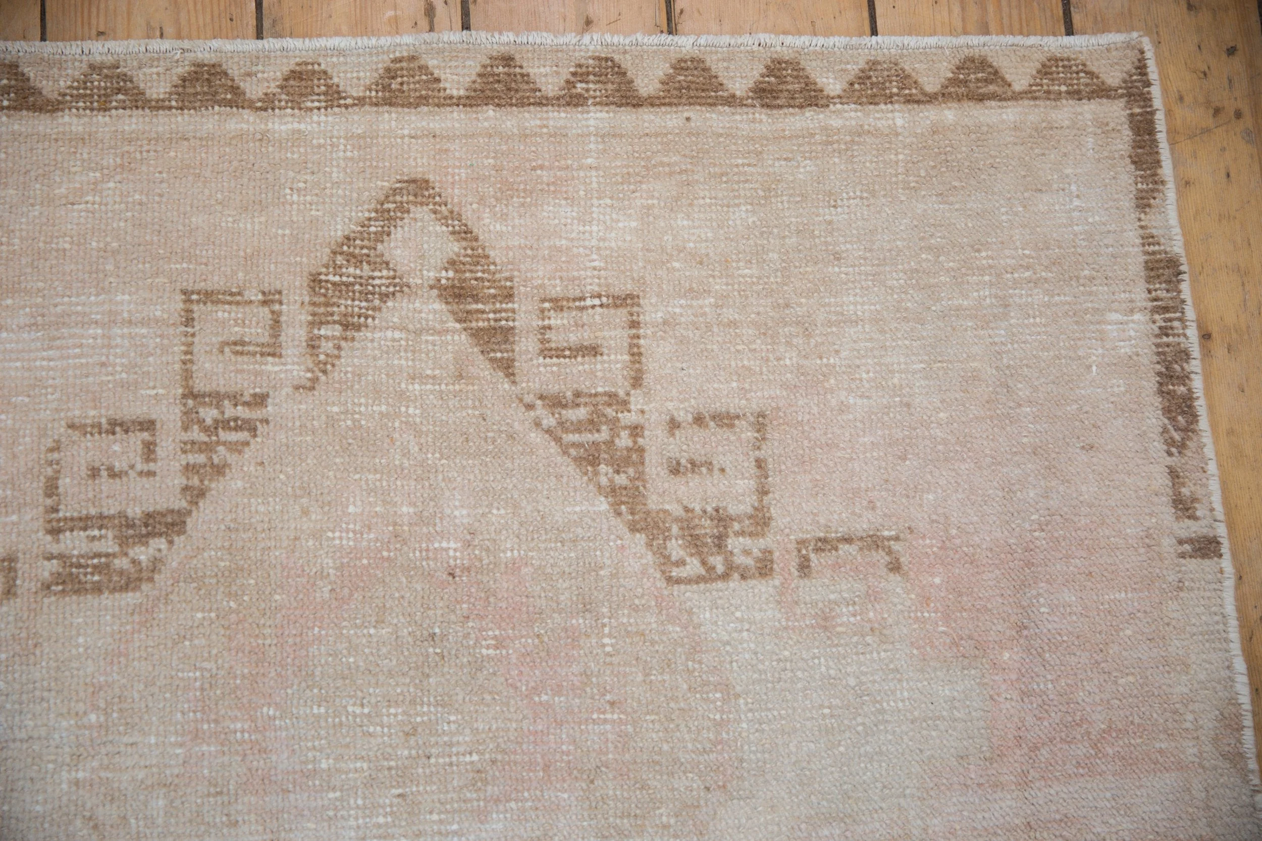 3.5x12.5 Vintage Distressed Oushak Rug Runner - Image 5