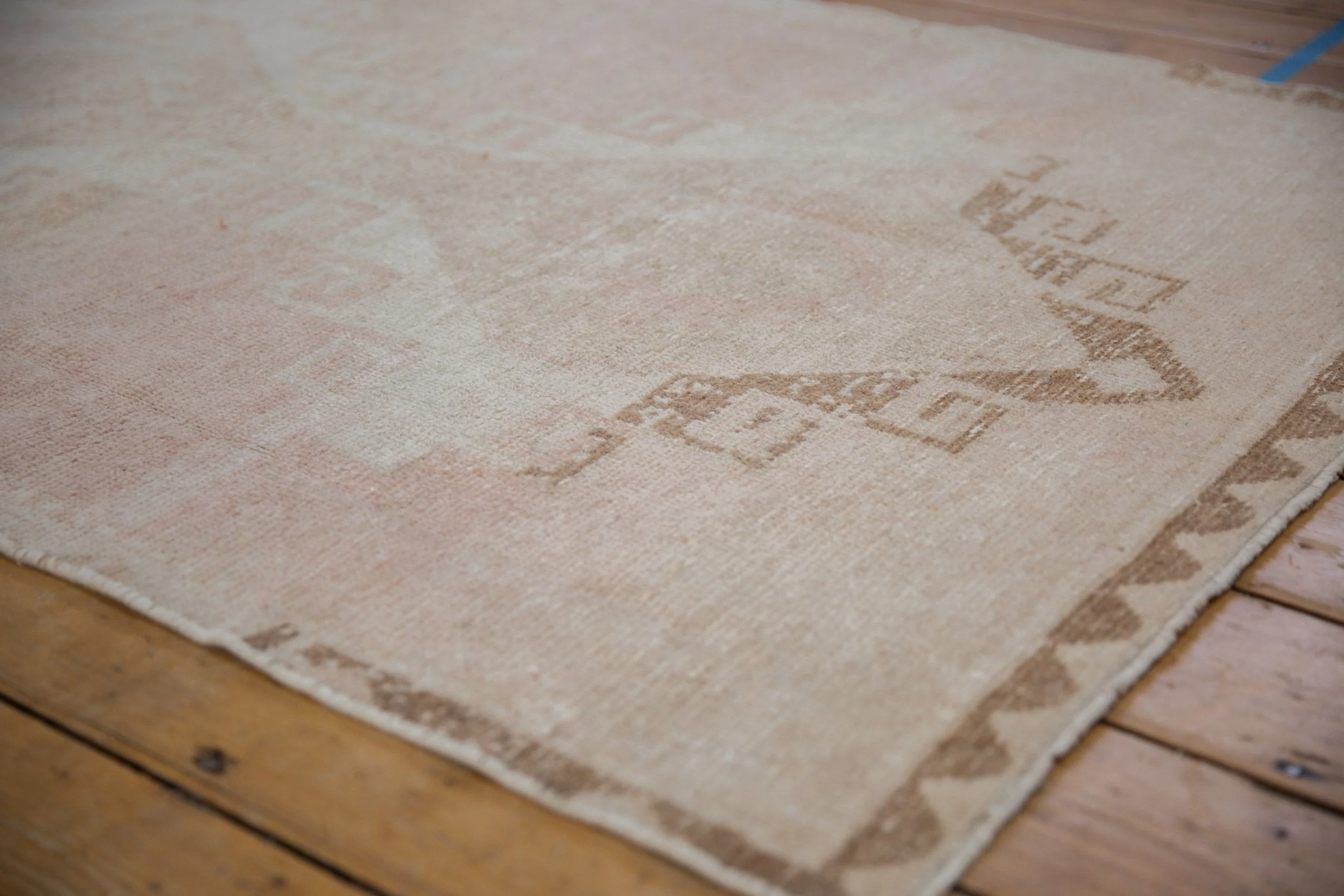 3.5x12.5 Vintage Distressed Oushak Rug Runner - Image 7