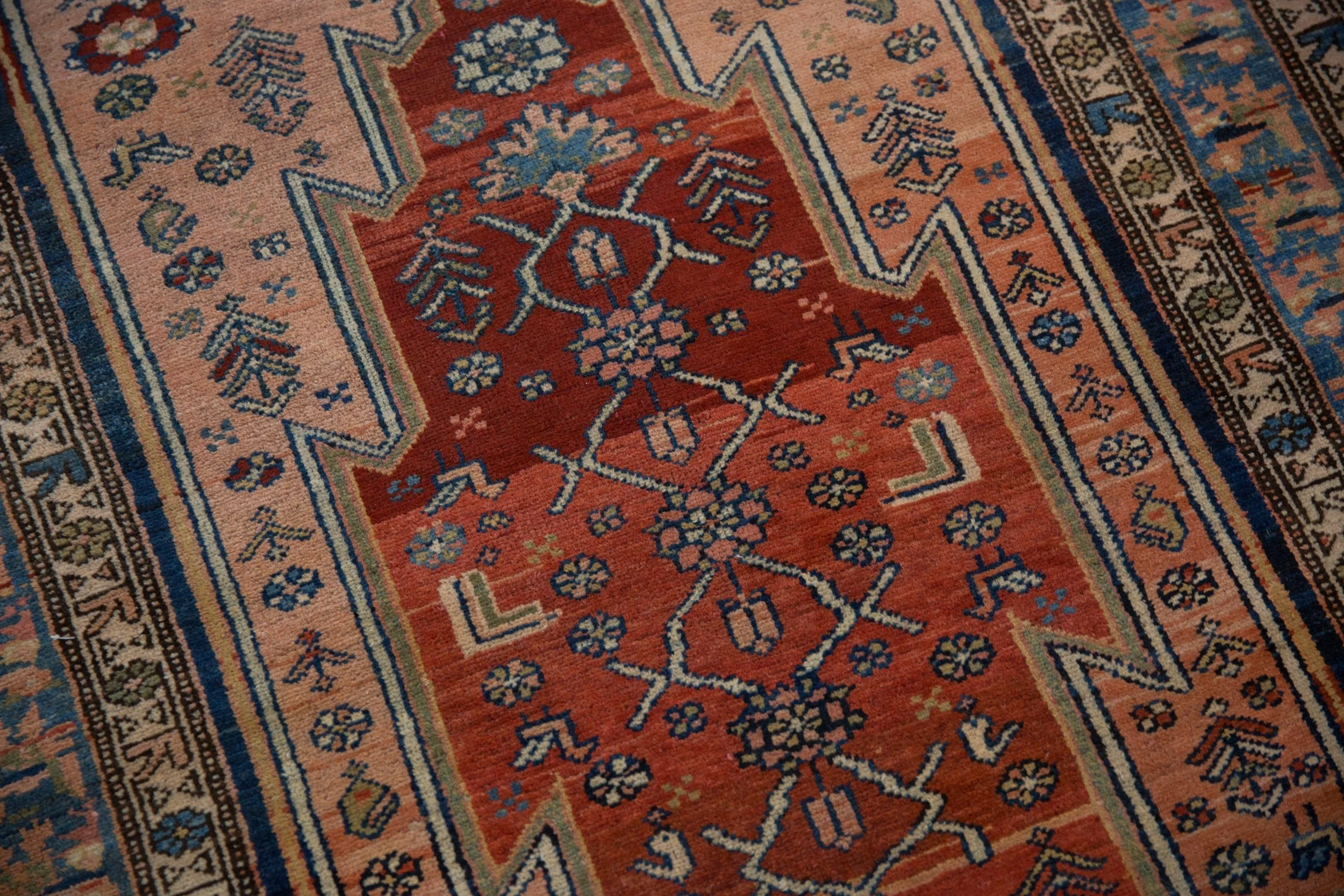 3.5x12.5 Vintage Fine Distressed Malayer Rug Runner - Image 8