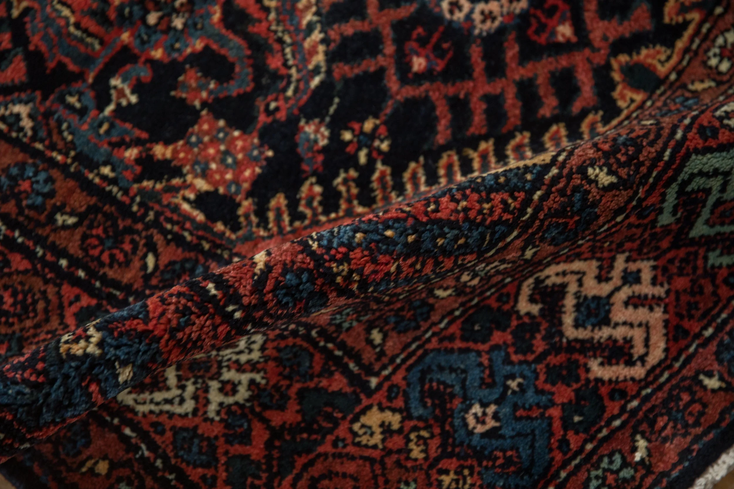 3.5x12 Vintage Hamadan Rug Runner - Image 10