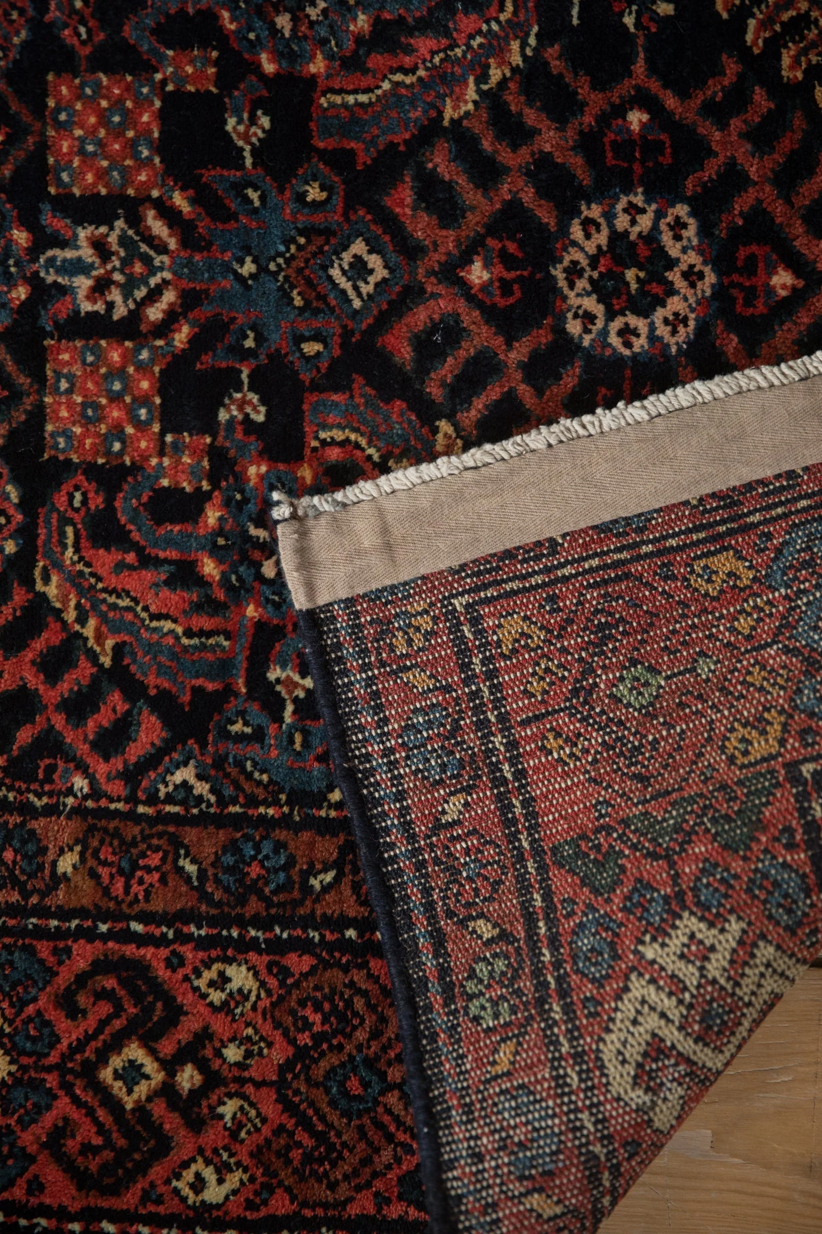 3.5x12 Vintage Hamadan Rug Runner - Image 11