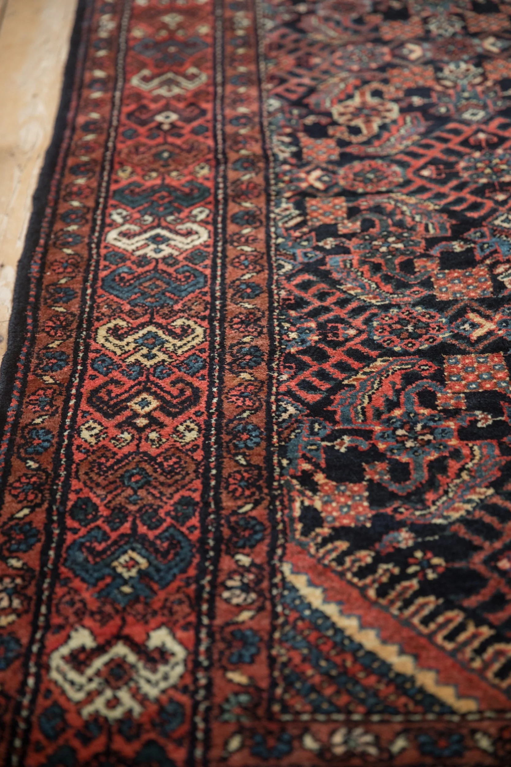 3.5x12 Vintage Hamadan Rug Runner - Image 8