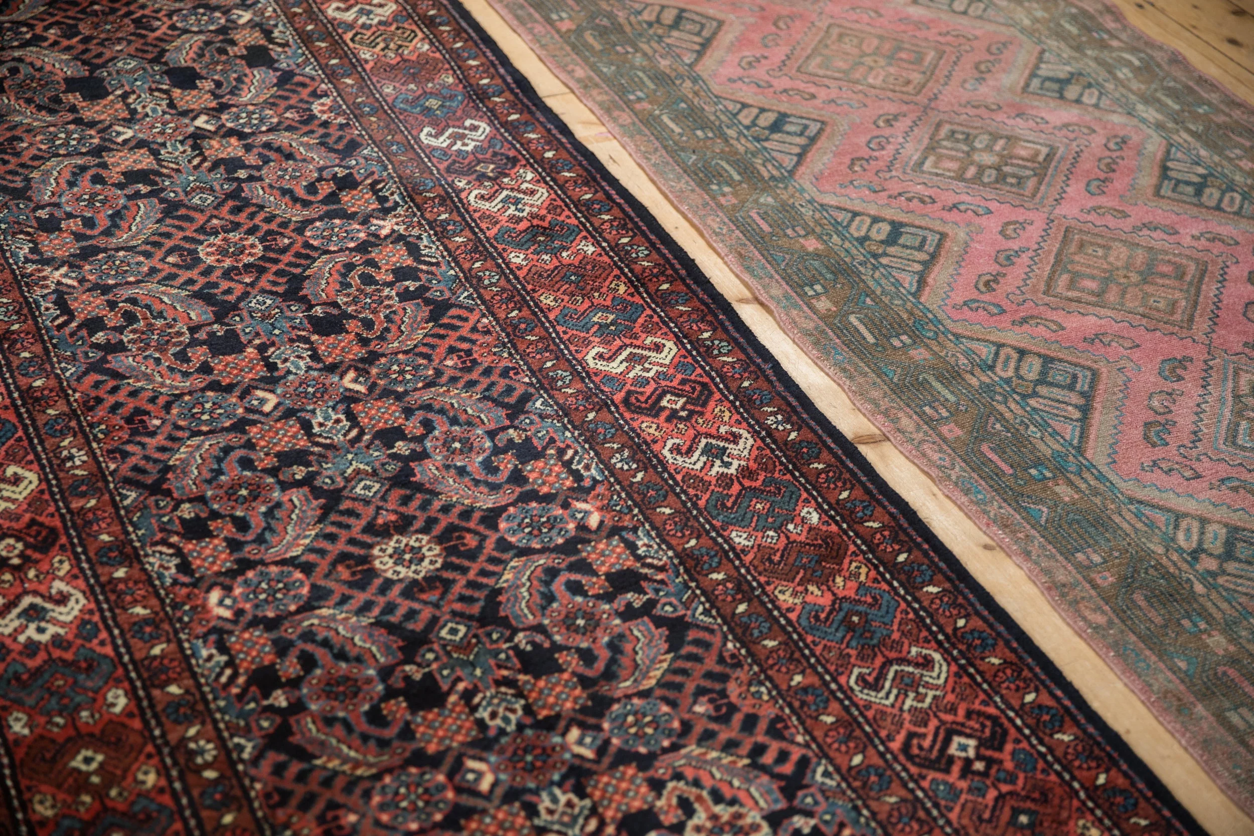 3.5x12 Vintage Hamadan Rug Runner - Image 9