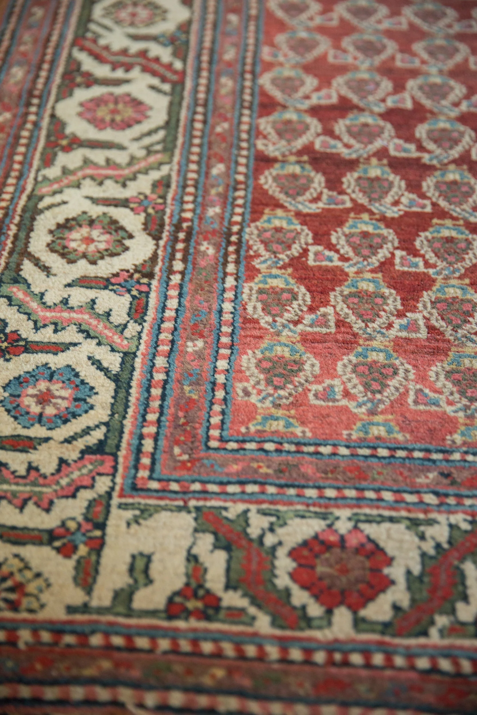 3.5x12 Vintage Hamadan Rug Runner - Image 6