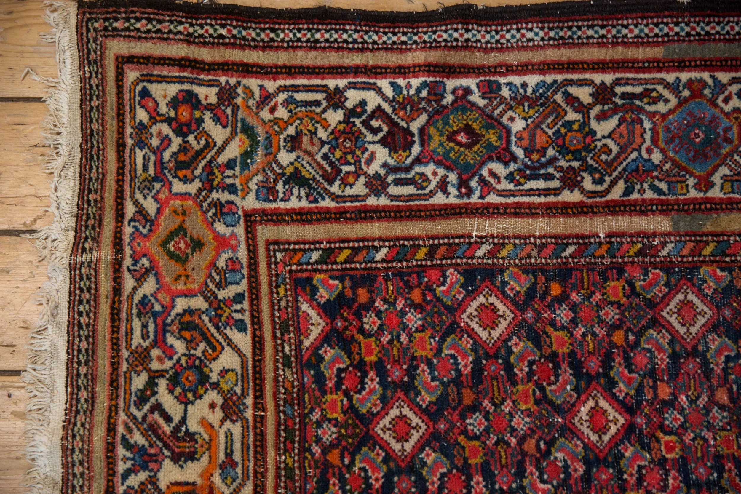 3.5x12 Vintage Malayer Rug Runner - Image 4