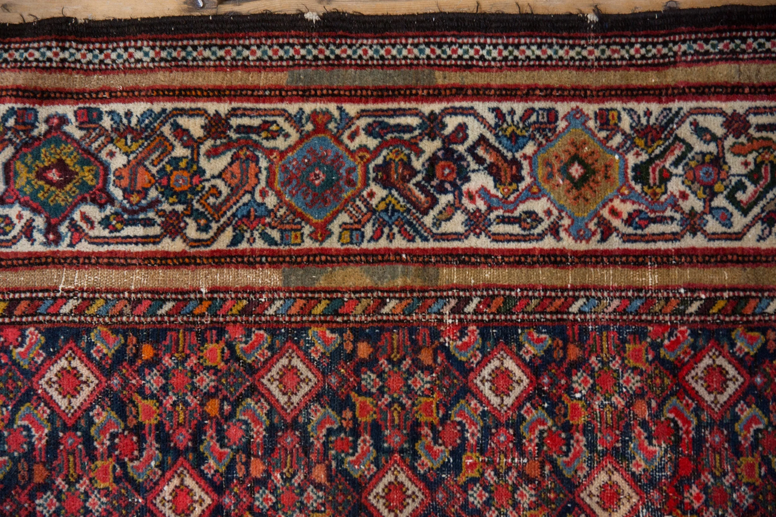 3.5x12 Vintage Malayer Rug Runner - Image 6