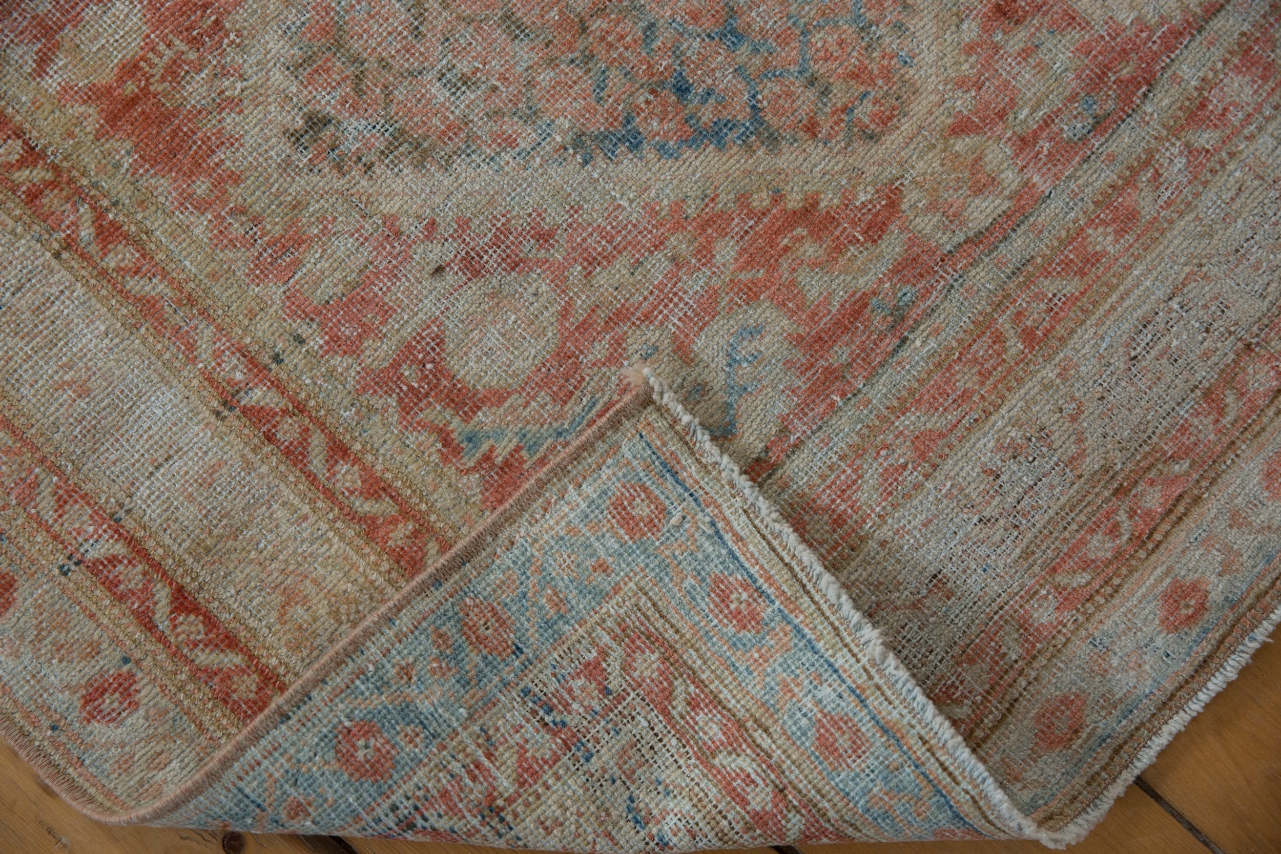 3.5x13.5 Vintage Fine Distressed Mahal Rug Runner - Image 11