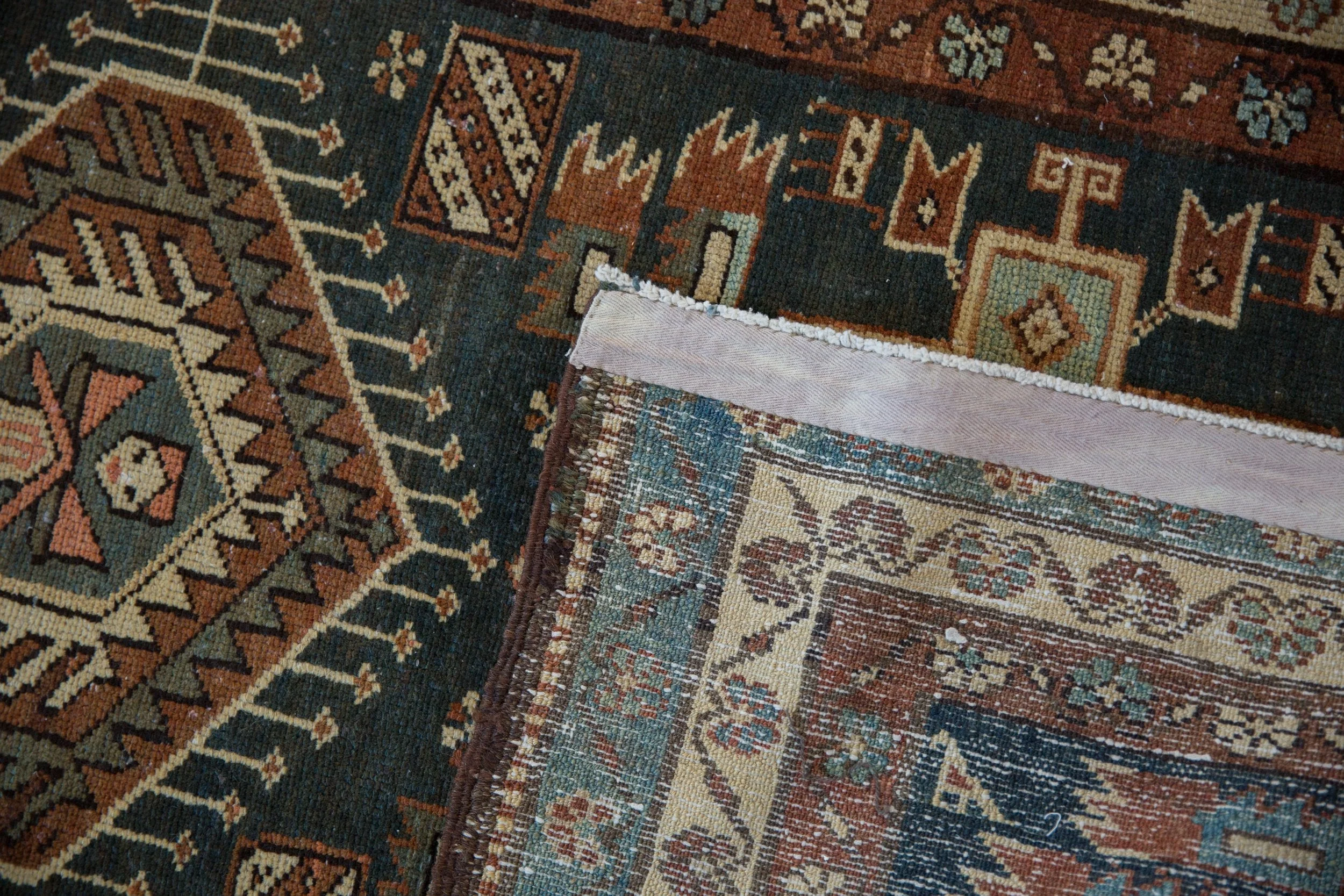 3.5x13.5 Vintage Karaja Rug Runner - Image 11