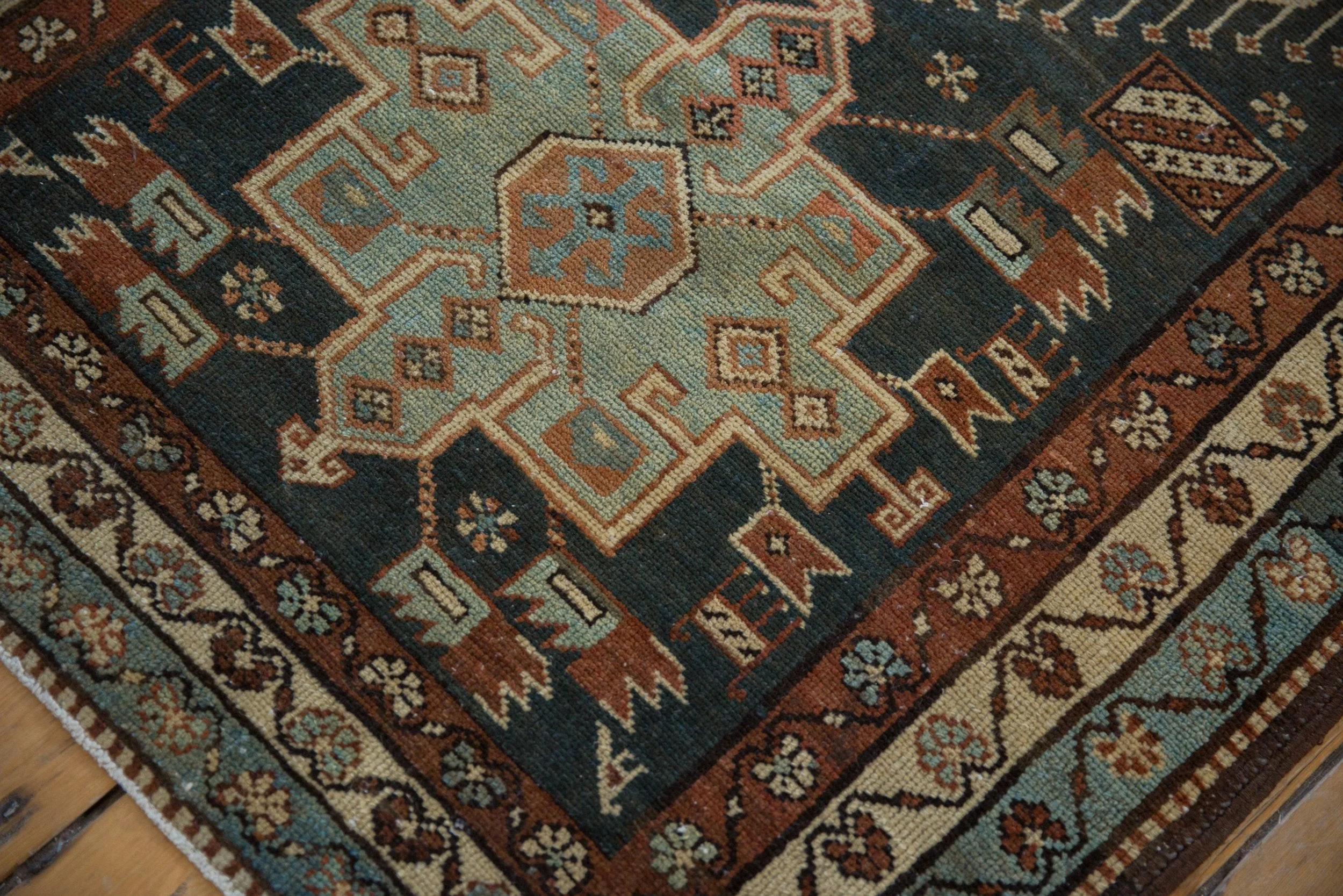 3.5x13.5 Vintage Karaja Rug Runner - Image 3