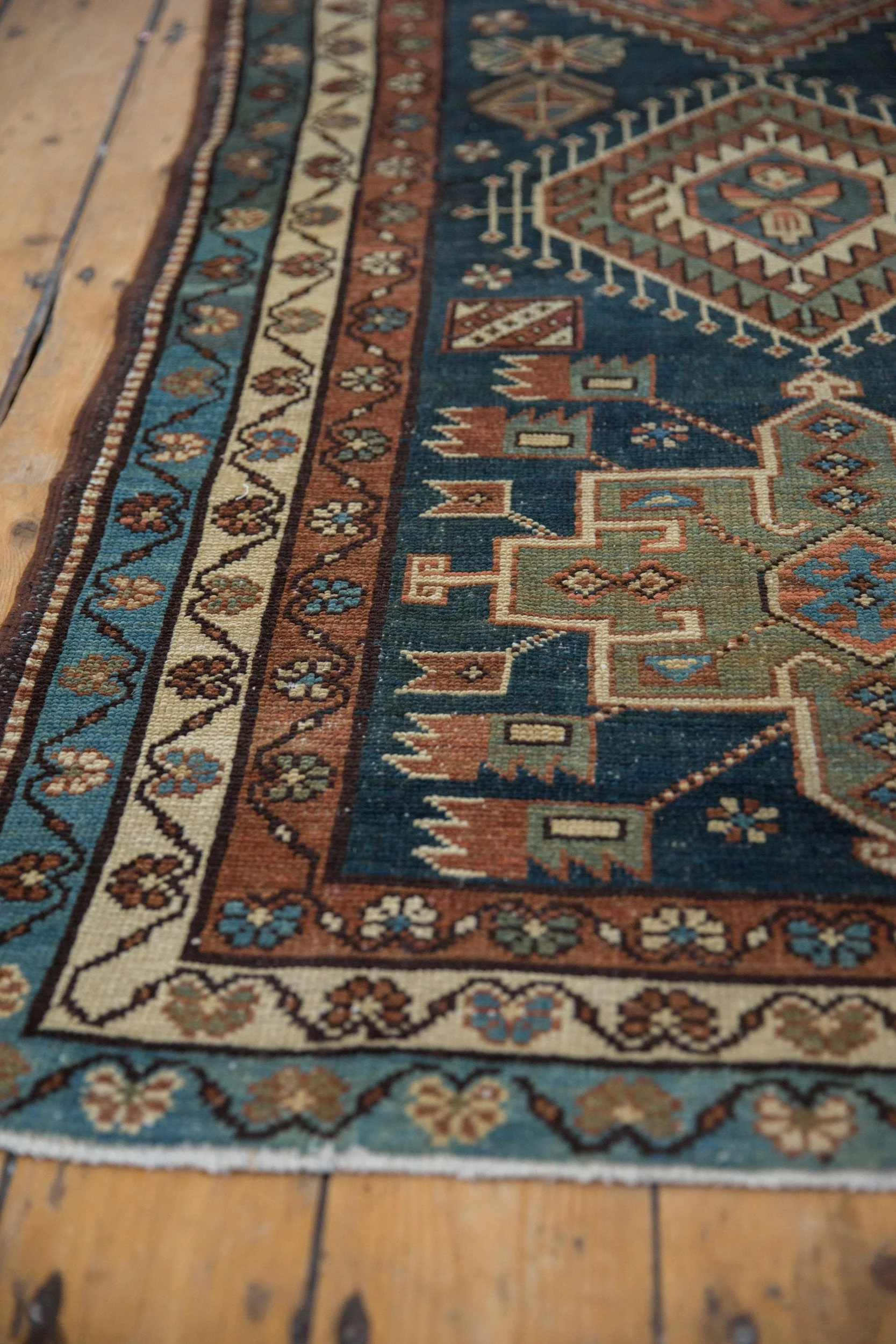 3.5x13.5 Vintage Karaja Rug Runner - Image 7