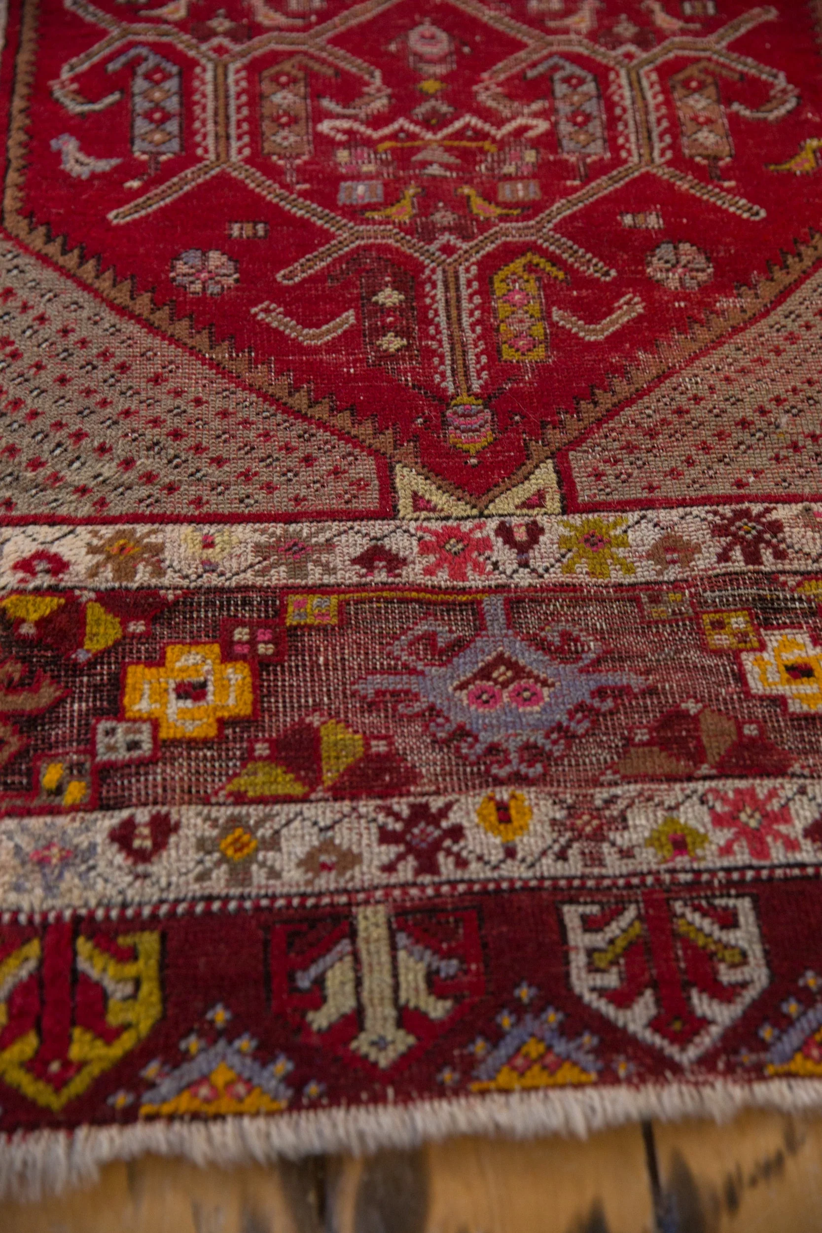 3.5x13 Vintage Anatolian Rug Runner - Image 8
