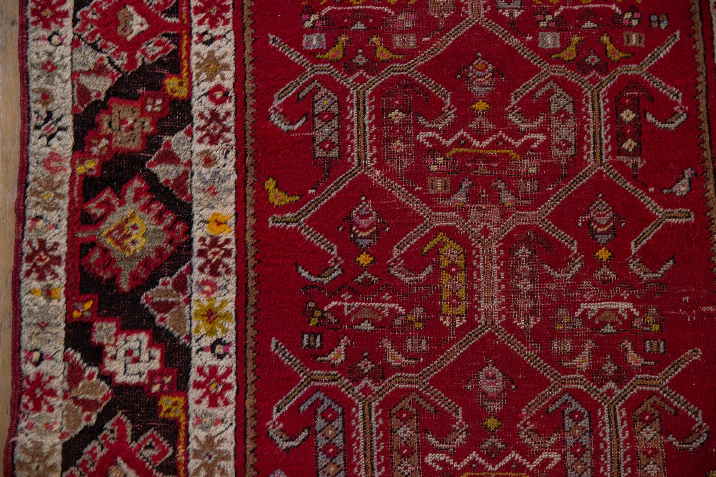 3.5x13 Vintage Anatolian Rug Runner - Image 9