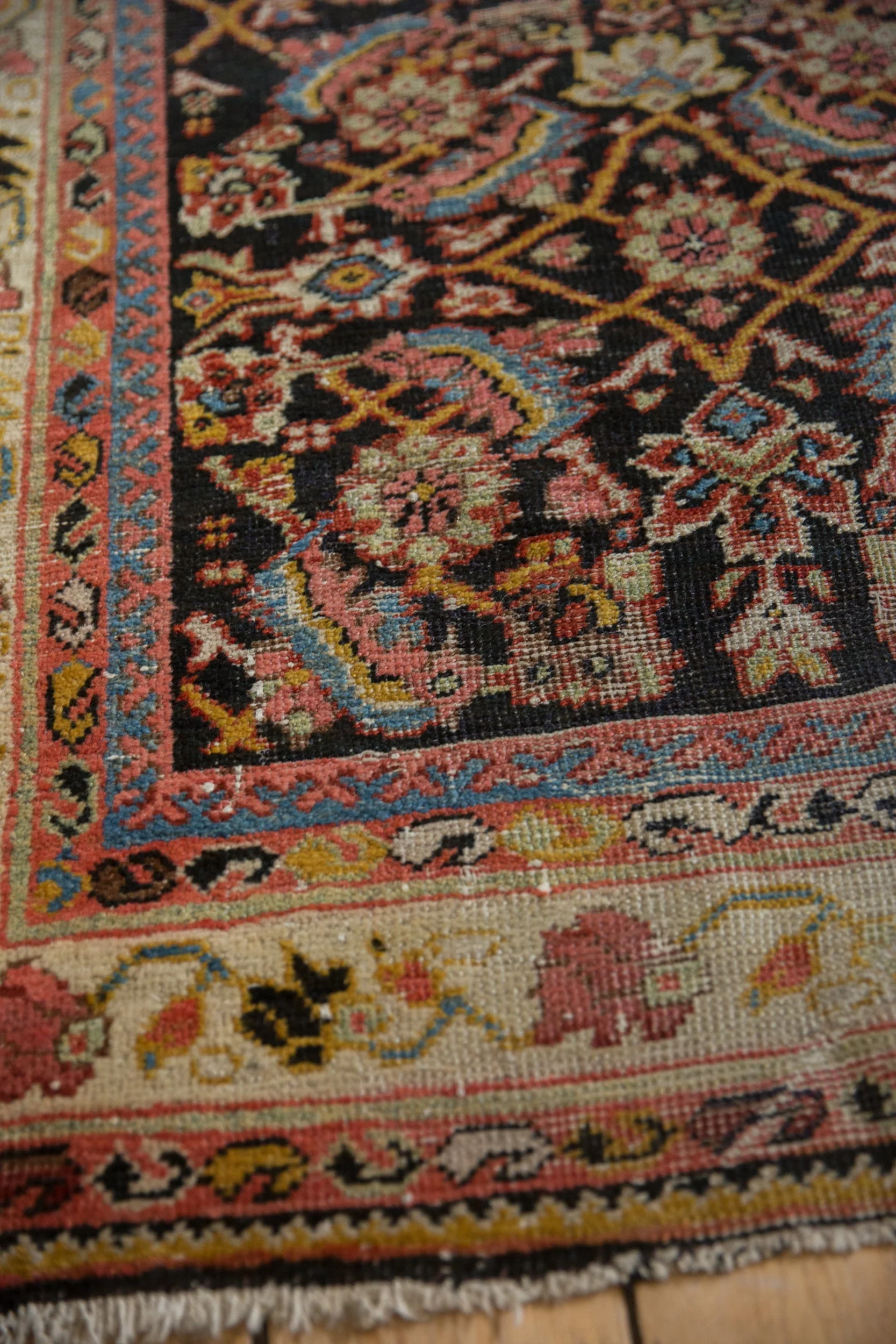 3.5x13 Vintage Mahal Rug Runner - Image 6