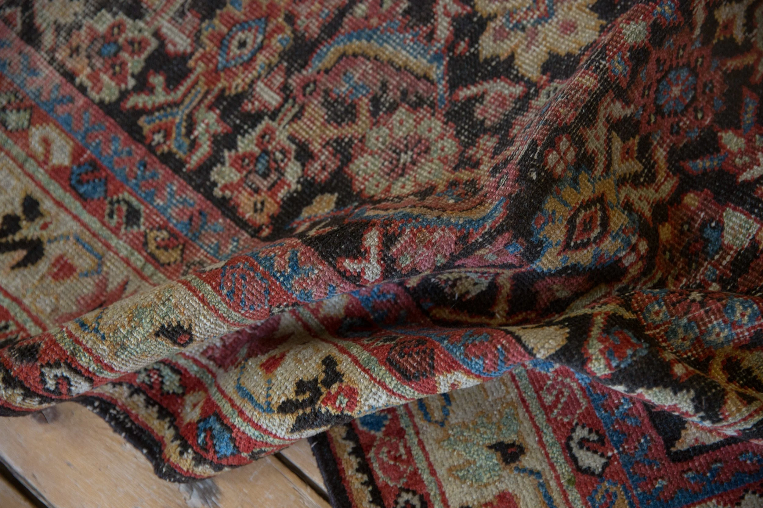 3.5x13 Vintage Mahal Rug Runner - Image 8