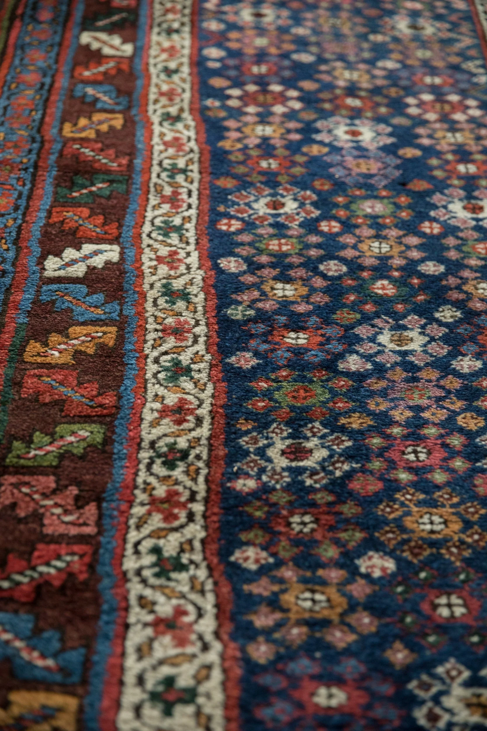 3.5x14.5 Antique Northwest Persian Rug Runner - Image 9