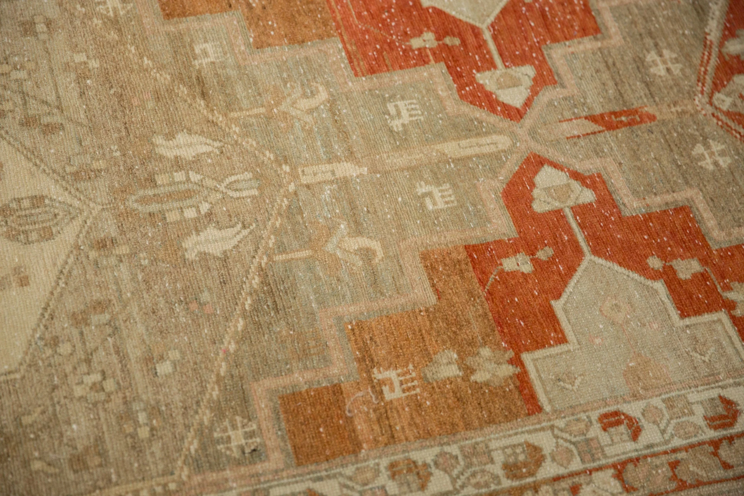 3.5x14.5 Vintage Distressed Malayer Rug Runner - Image 7