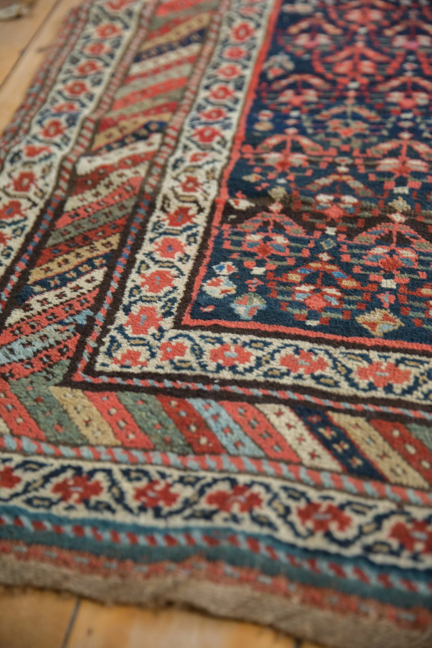 3.5x14.5 Vintage Kurdish Rug Runner - Image 5
