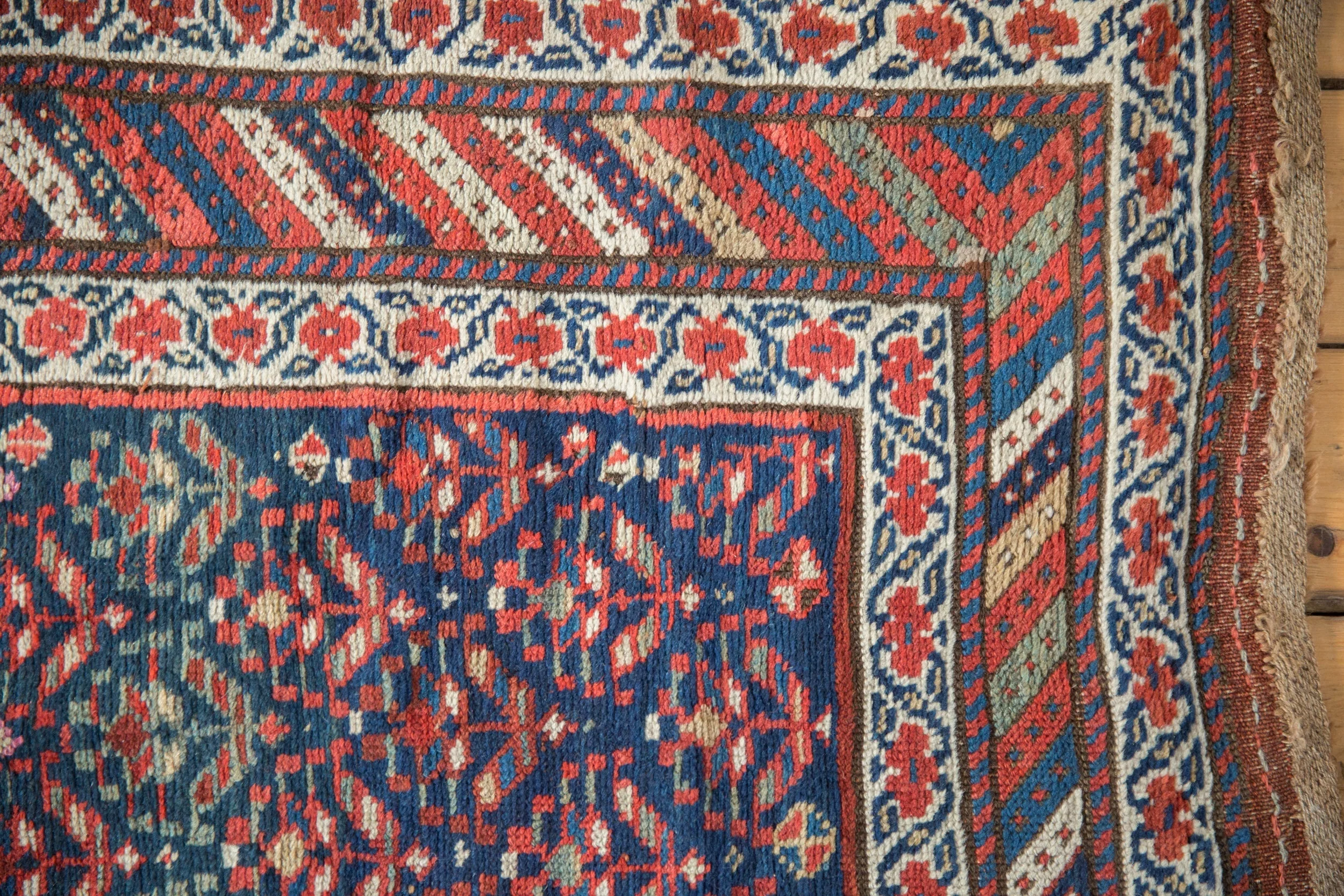 3.5x14.5 Vintage Kurdish Rug Runner - Image 7