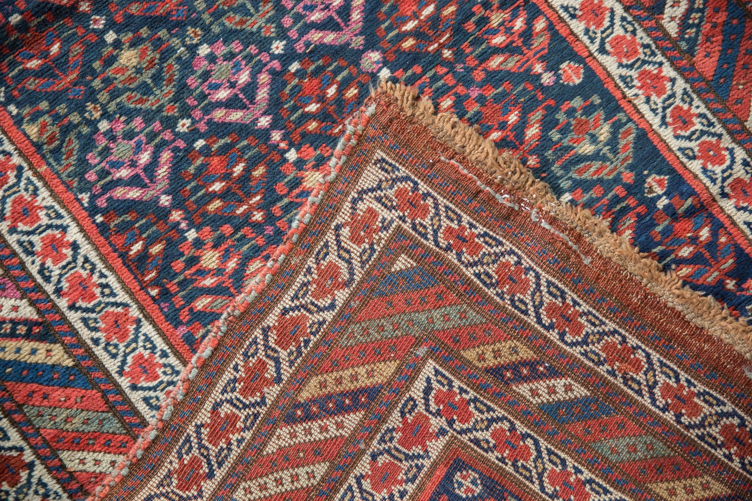 3.5x14.5 Vintage Kurdish Rug Runner - Image 9