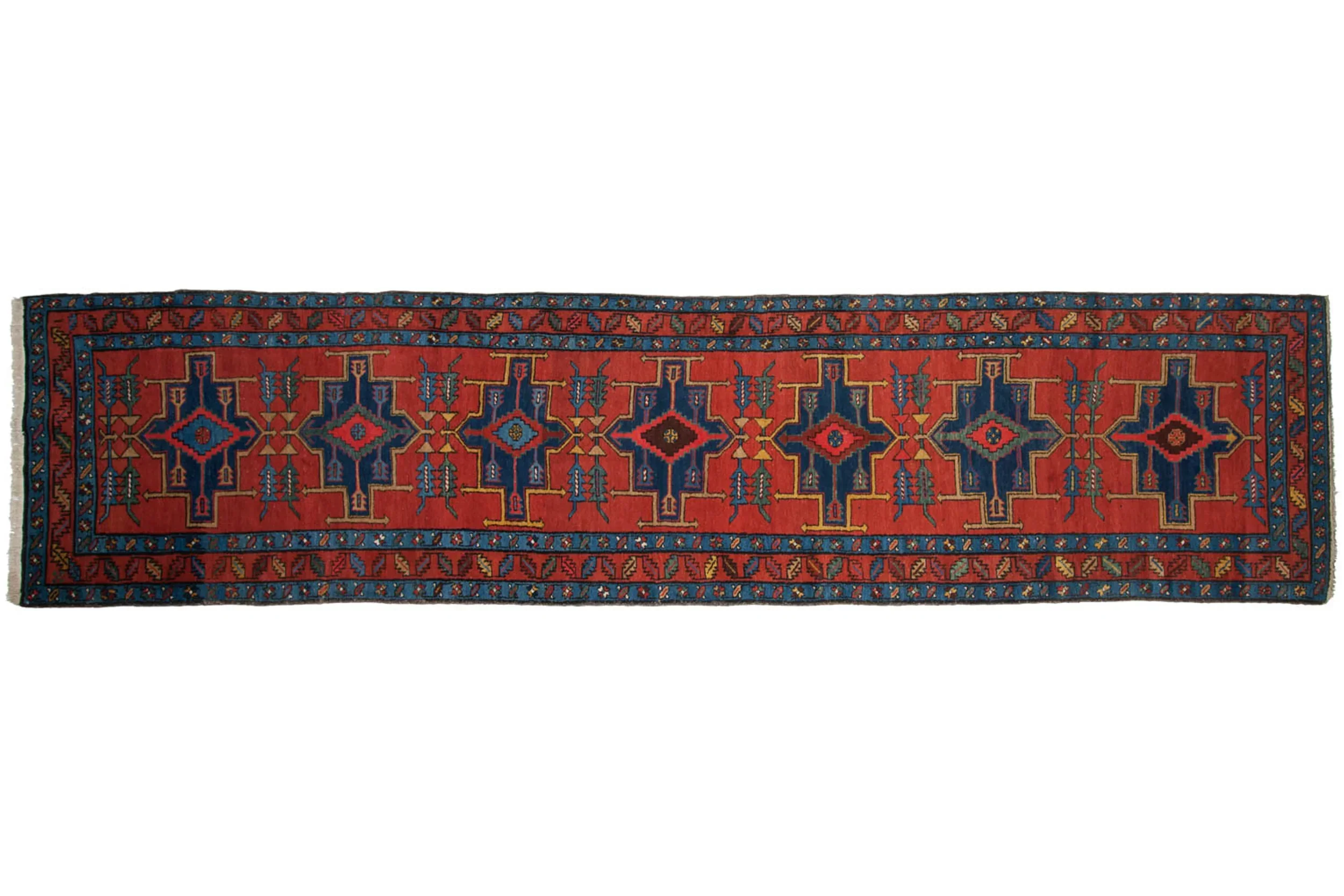 3.5x14 Antique Northwest Persian Rug Runner - Image 2
