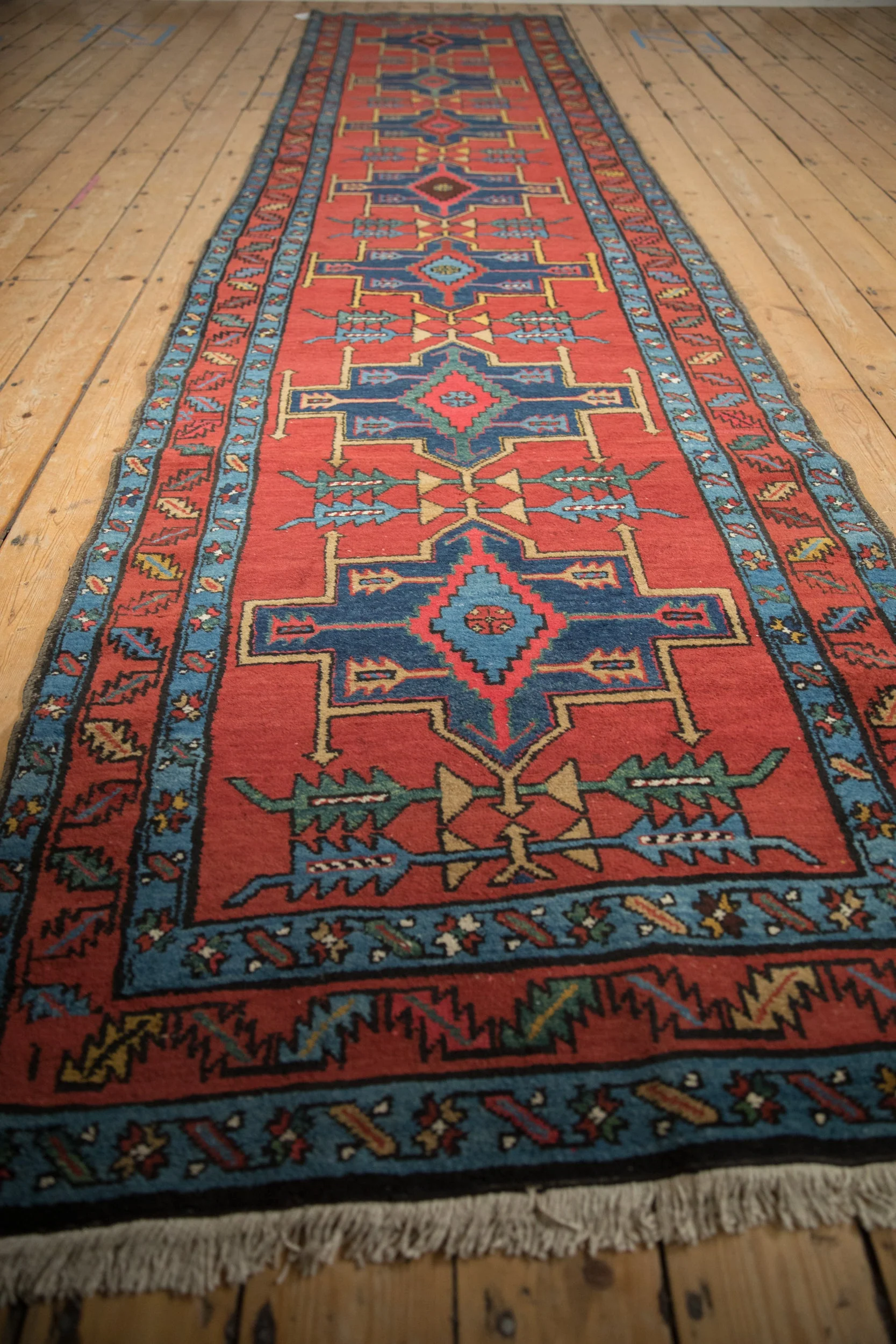 3.5x14 Antique Northwest Persian Rug Runner - Image 4