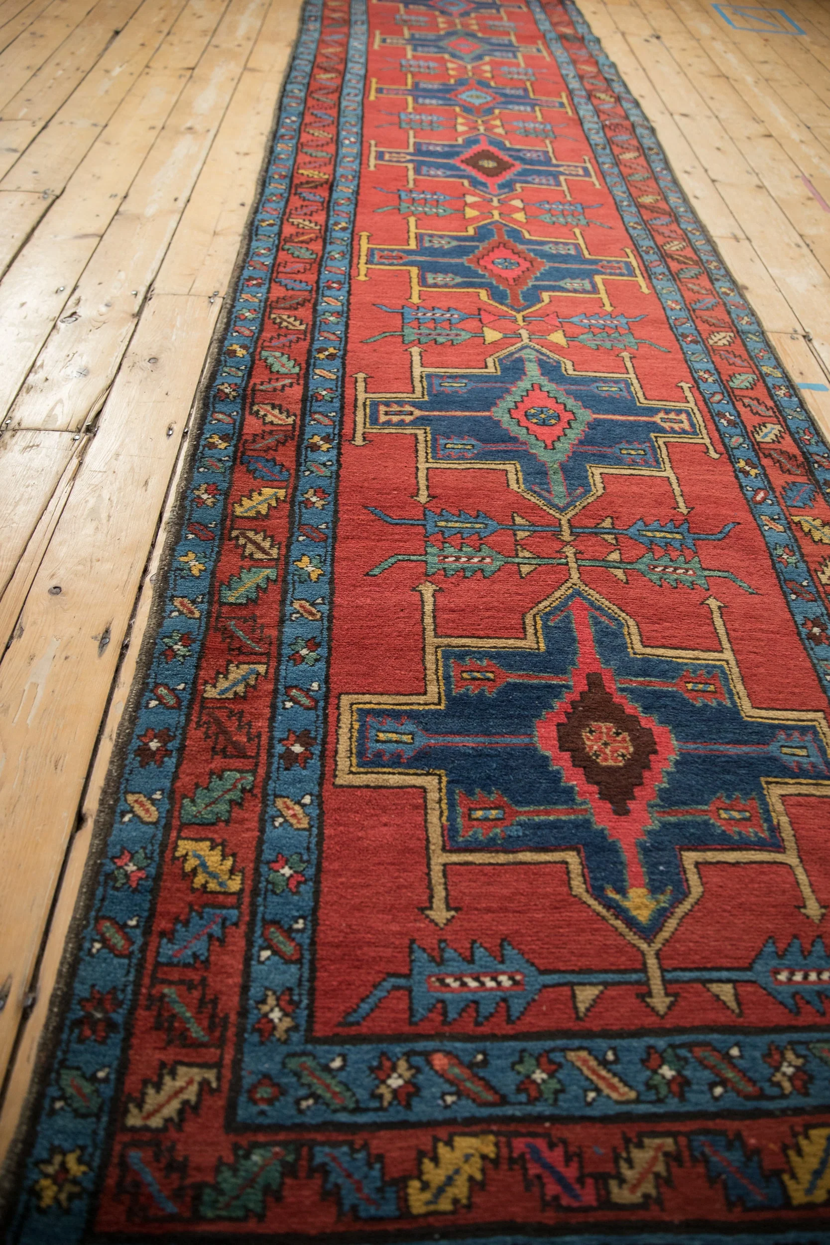 3.5x14 Antique Northwest Persian Rug Runner - Image 6