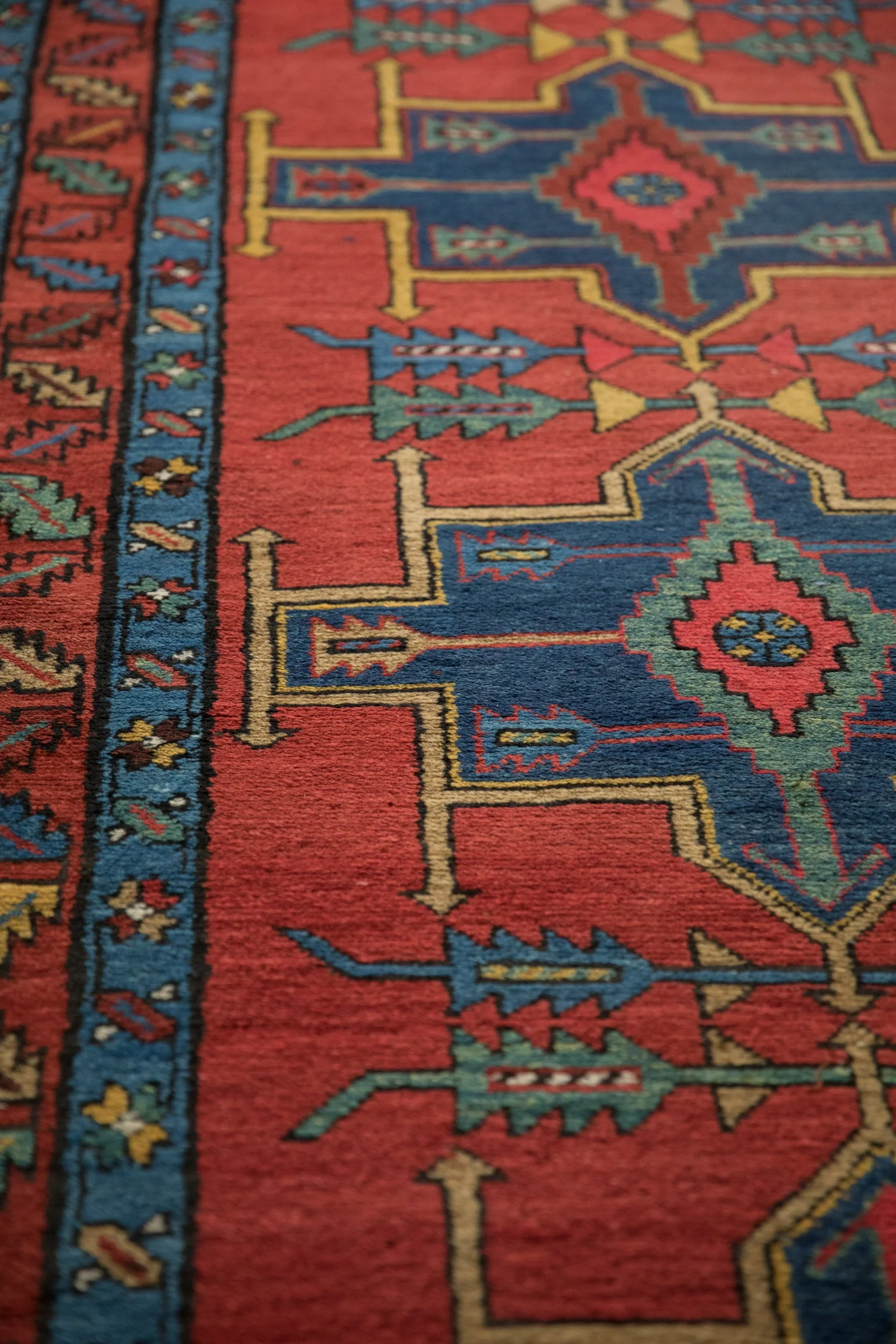 3.5x14 Antique Northwest Persian Rug Runner - Image 7