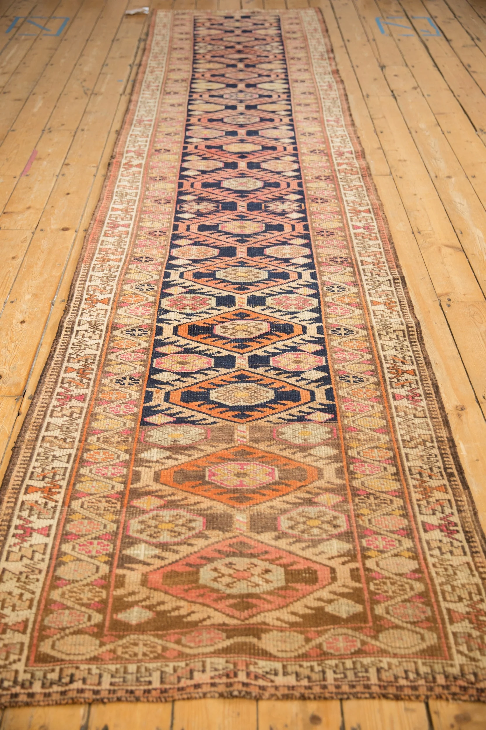 3.5x14 Vintage Distressed Kurd Rug Runner - Image 4