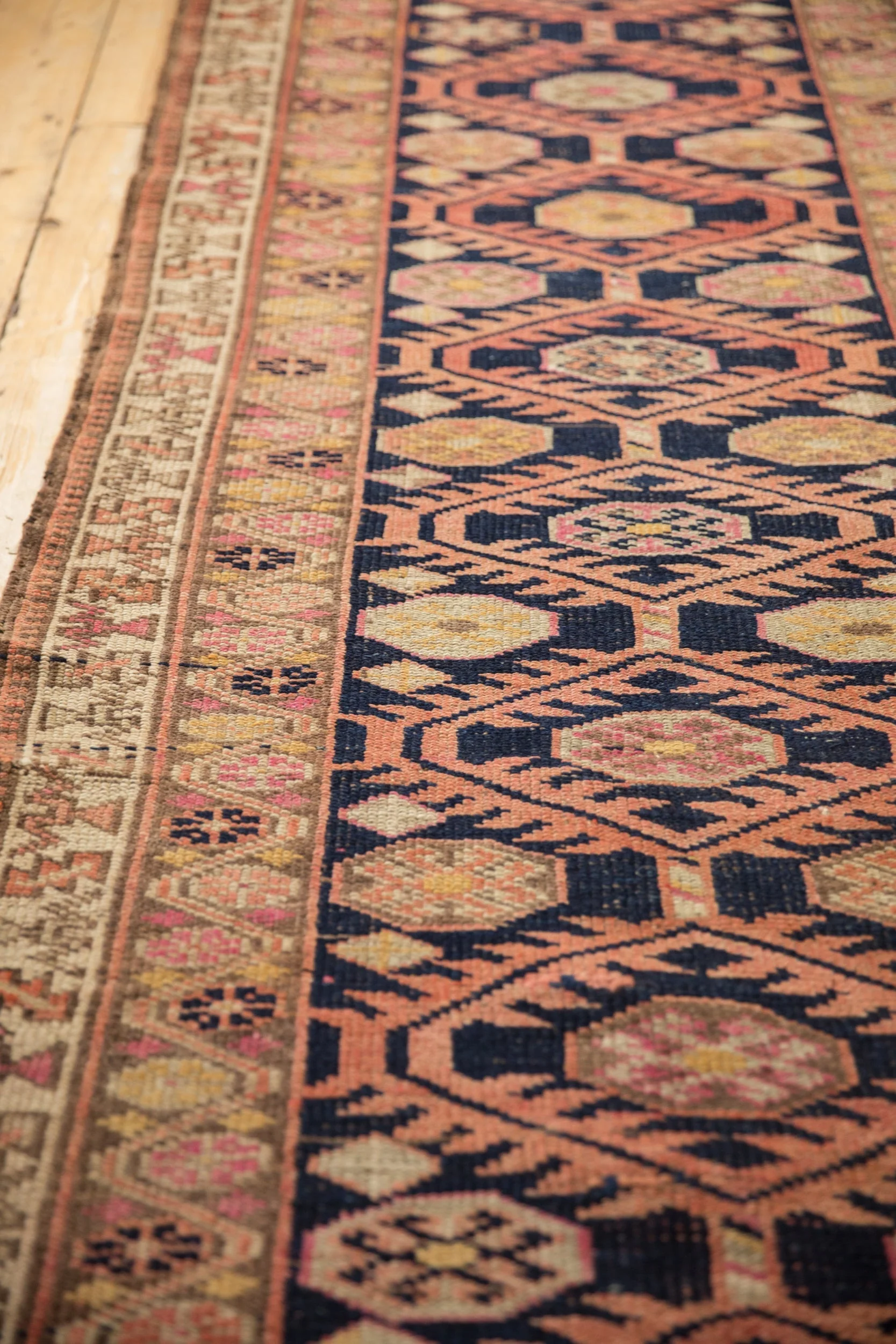 3.5x14 Vintage Distressed Kurd Rug Runner - Image 6