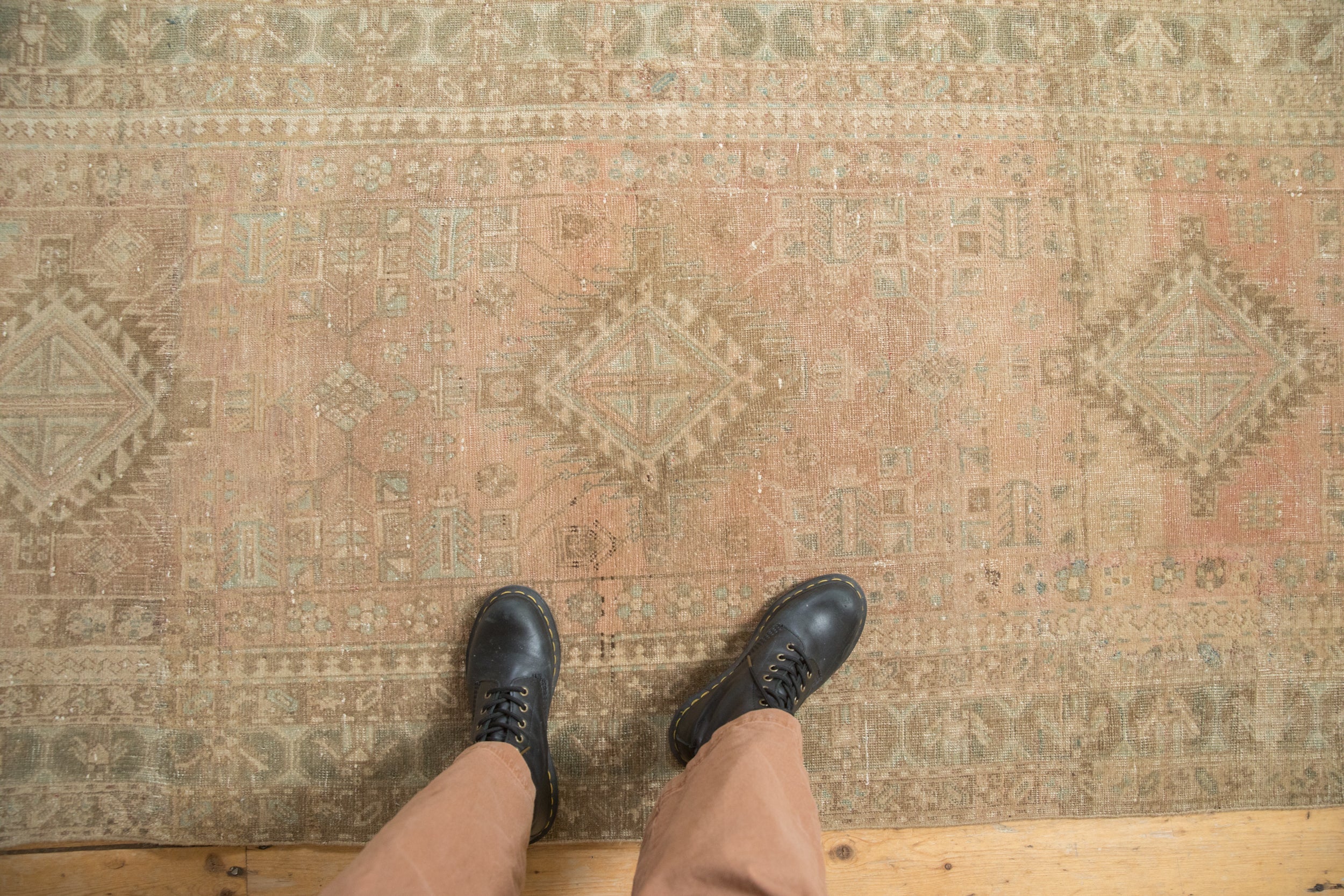 3.5x14 Vintage Distressed Serab Rug Runner - Image 2