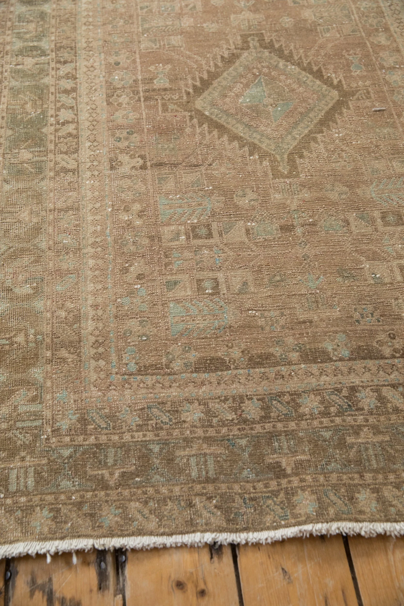 3.5x14 Vintage Distressed Serab Rug Runner - Image 9