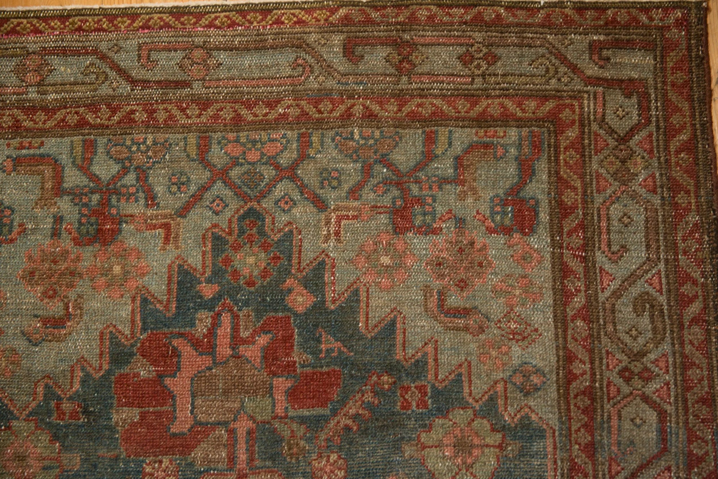 3.5x15.5 Vintage Distressed Malayer Rug Runner - Image 3