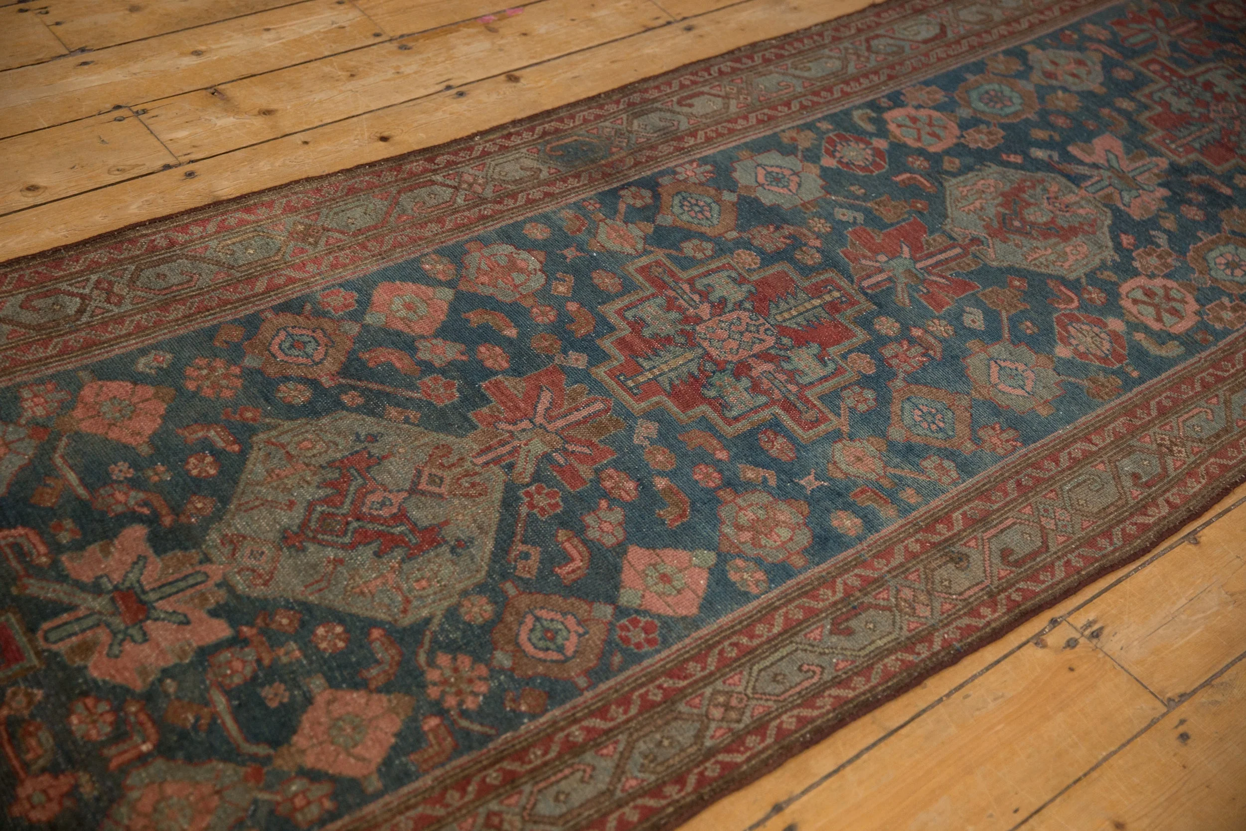 3.5x15.5 Vintage Distressed Malayer Rug Runner - Image 5