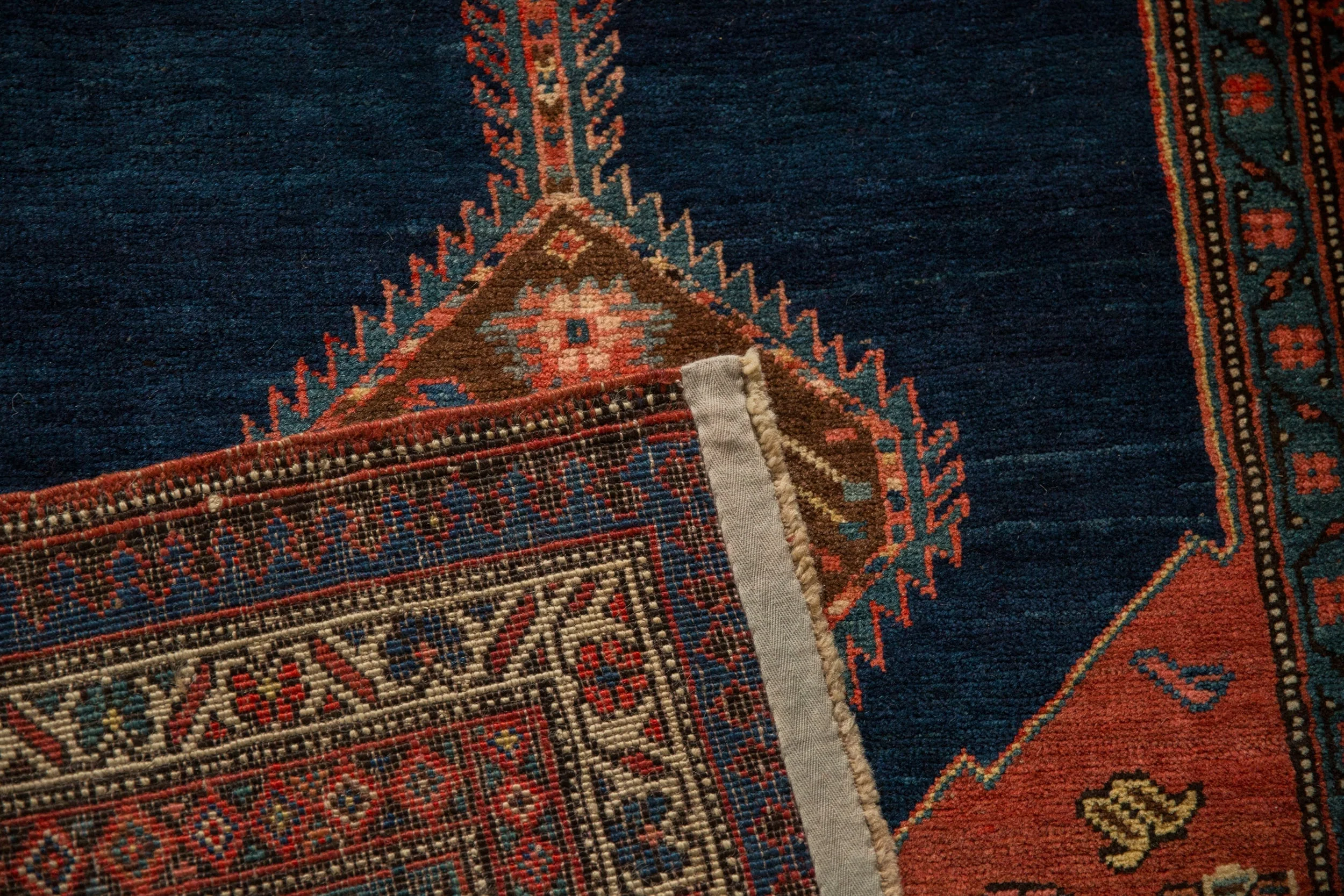 3.5x15 Antique Bijar Rug Runner - Image 9
