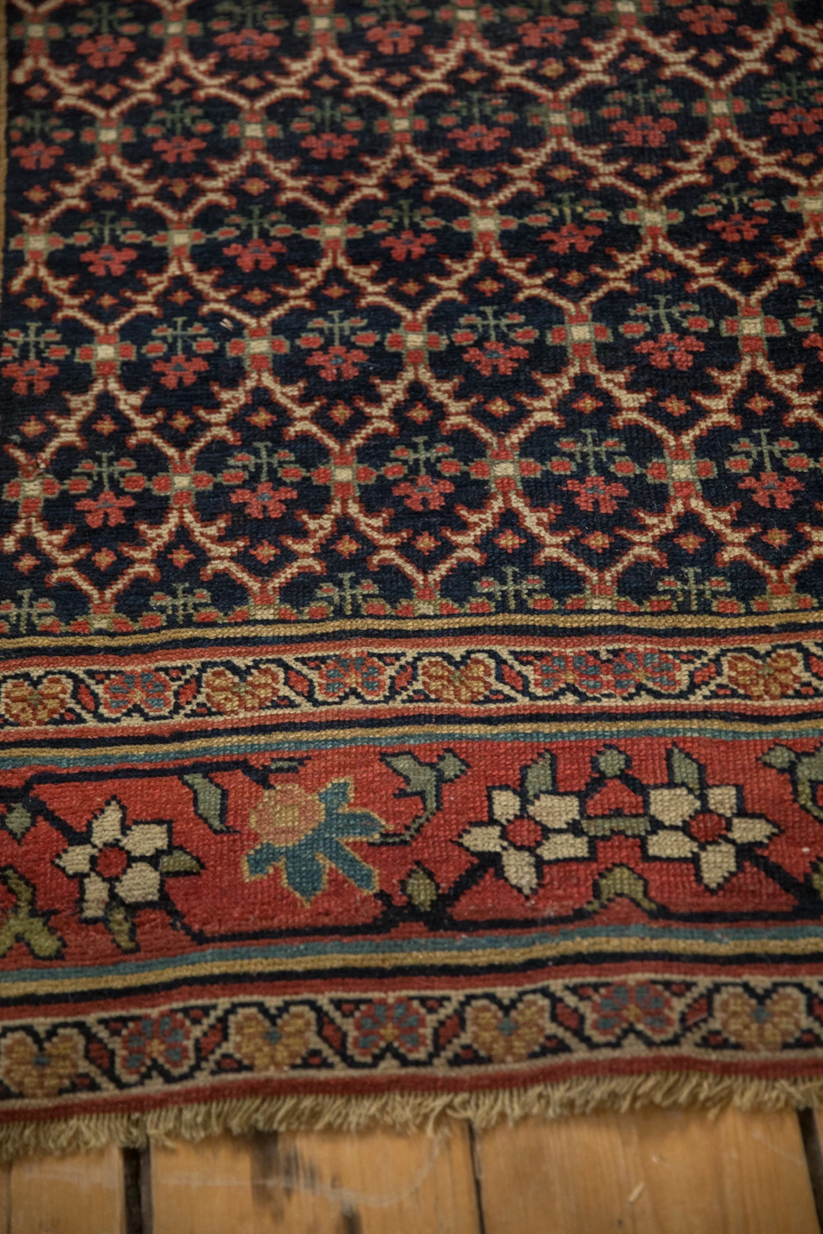 3.5x15 Antique Bijar Rug Runner - Image 10